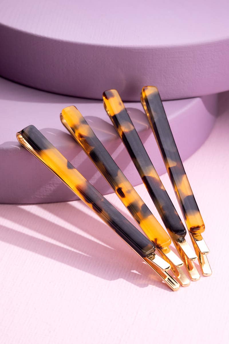 SALE! Dainty Acetate Hair Pin Set (2 Colors)