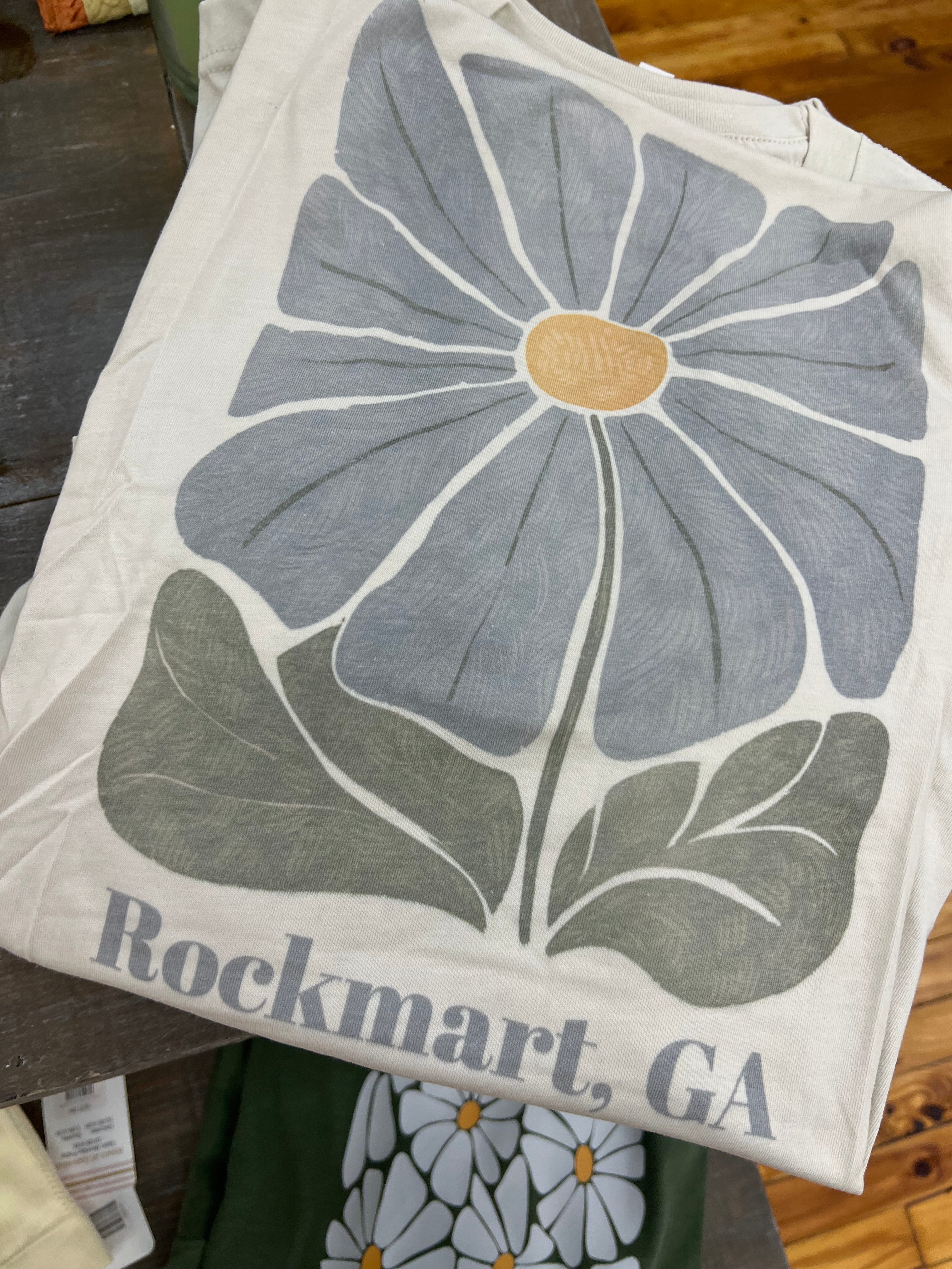Rockmart, GA Flower Graphic Tee (S-3X)