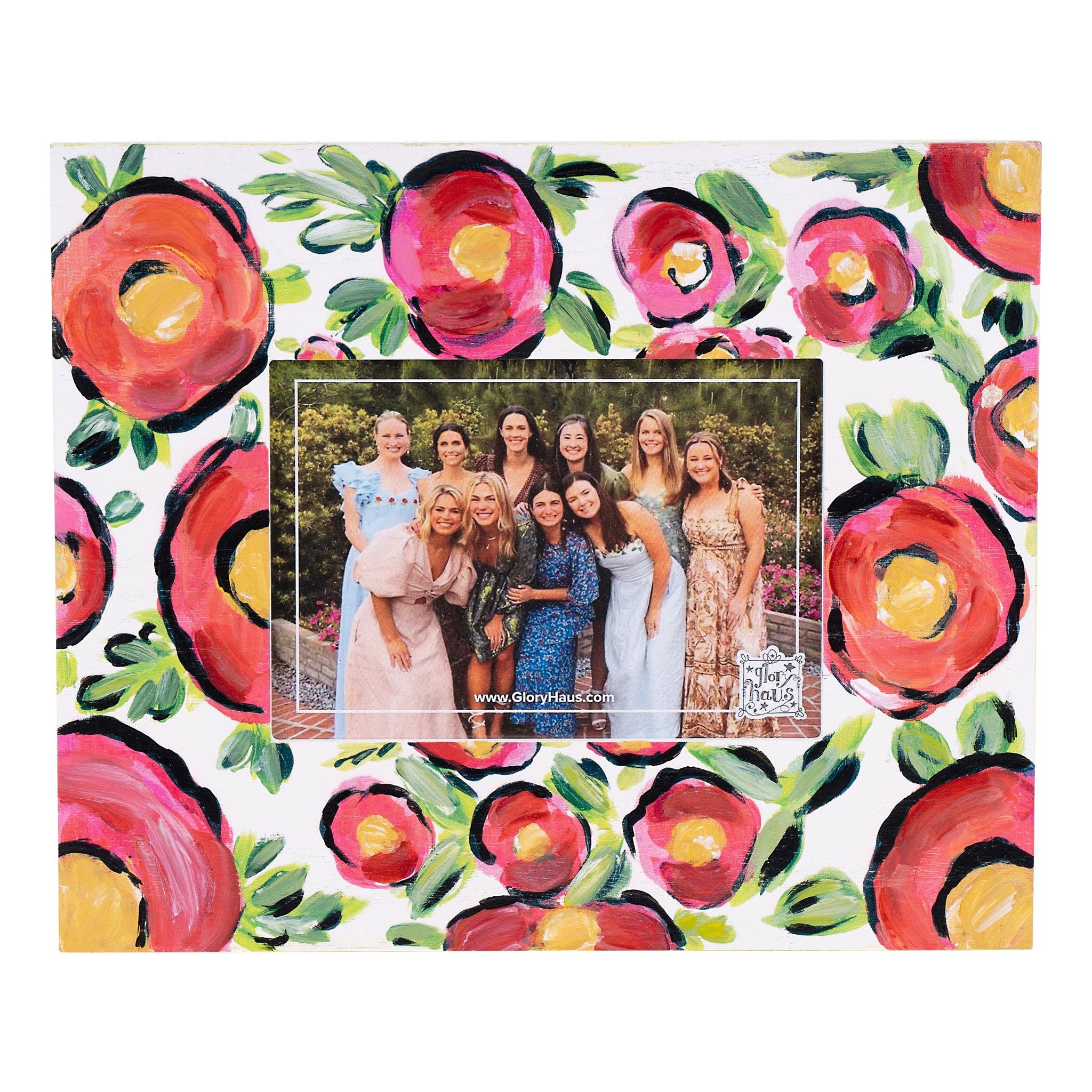 SALE! Glory Haus - White Floral Frame