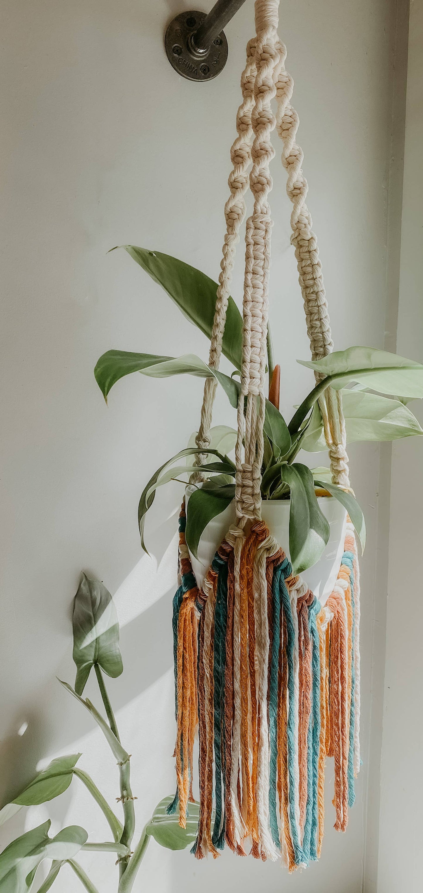 Macrame Plant Hanger // Fringe
