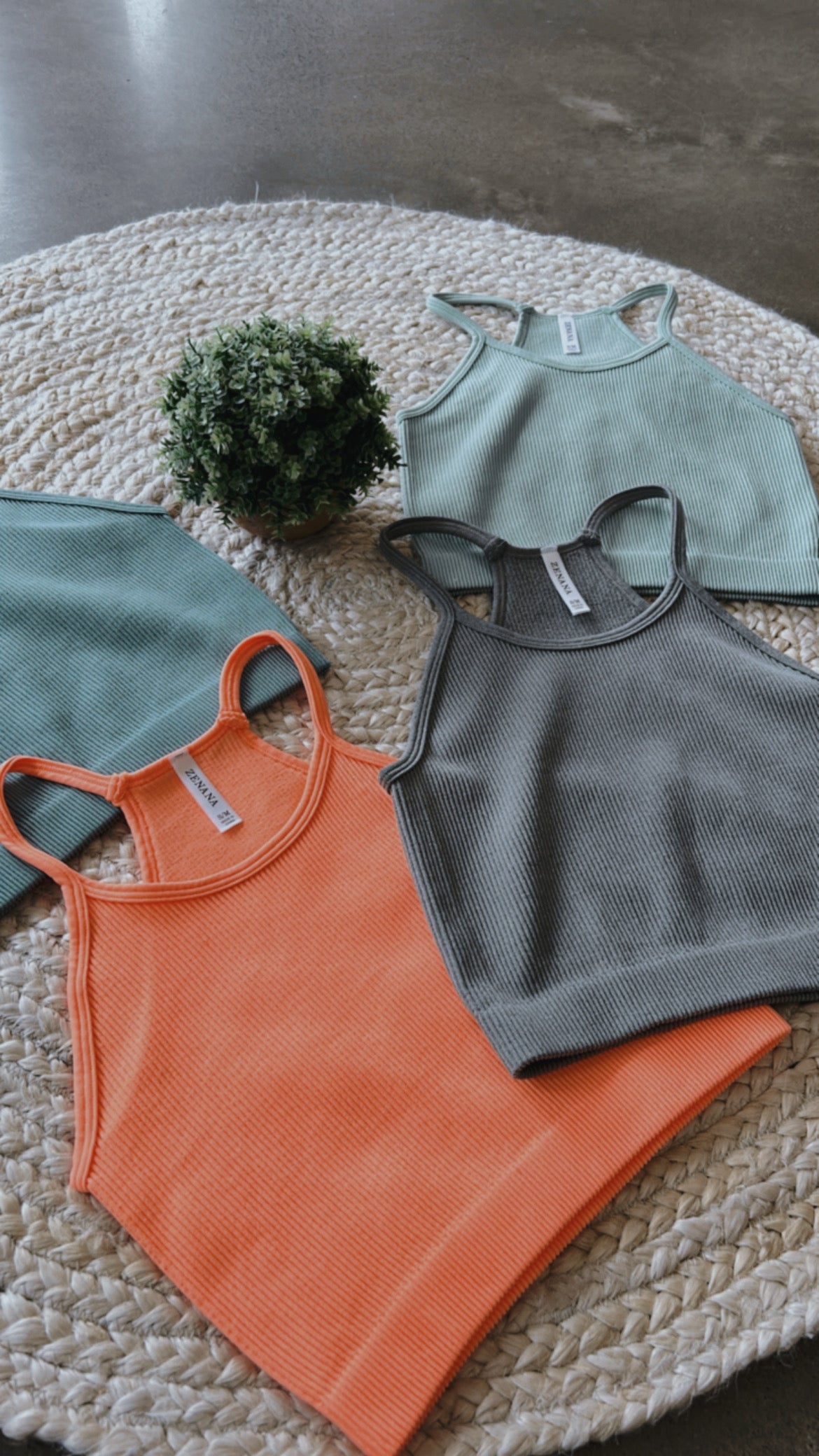 Ribbed Seamless Brami (S/M, L/XL) 5 COLORS