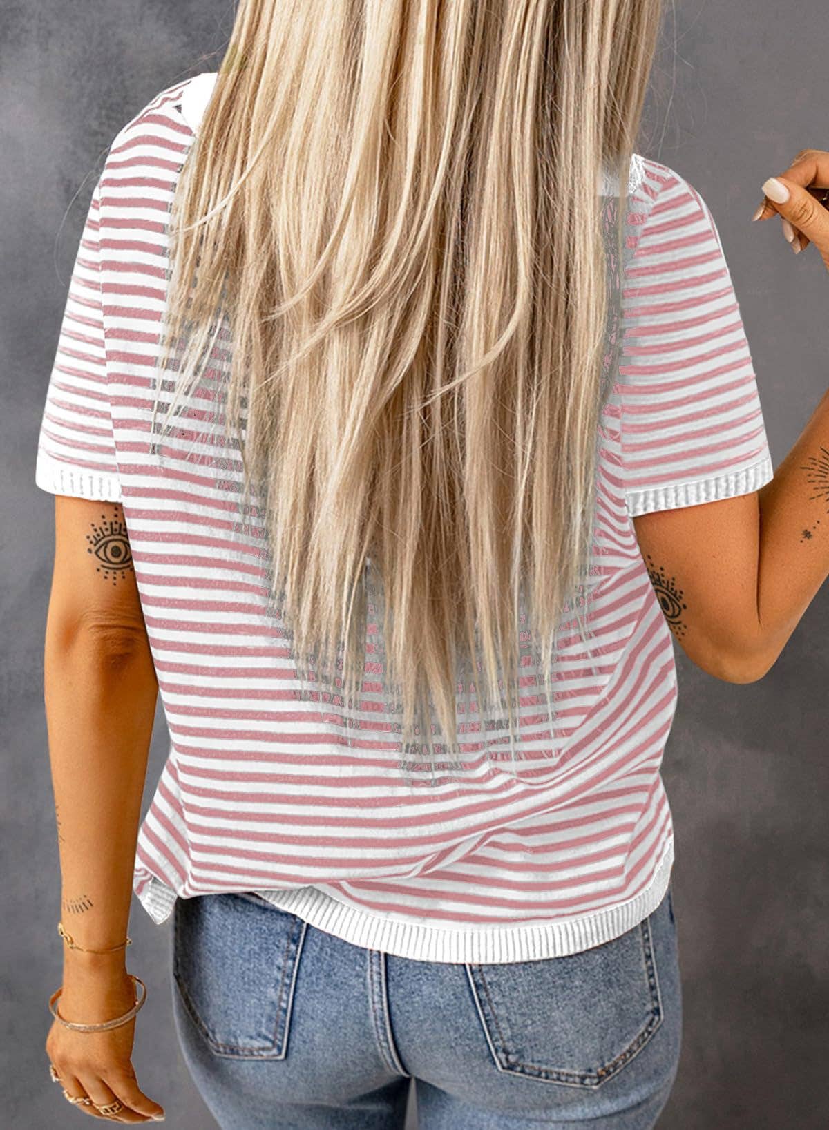 The Pink Stripes Summer Sweater (S-XL)