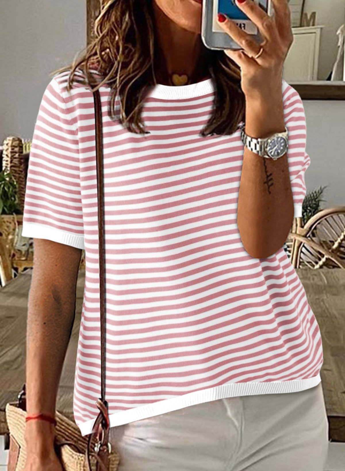 The Pink Stripes Summer Sweater (S-XL)