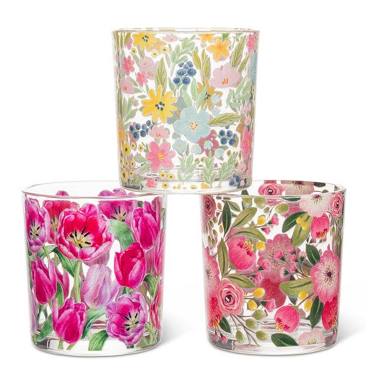Pastel Florals Votive
