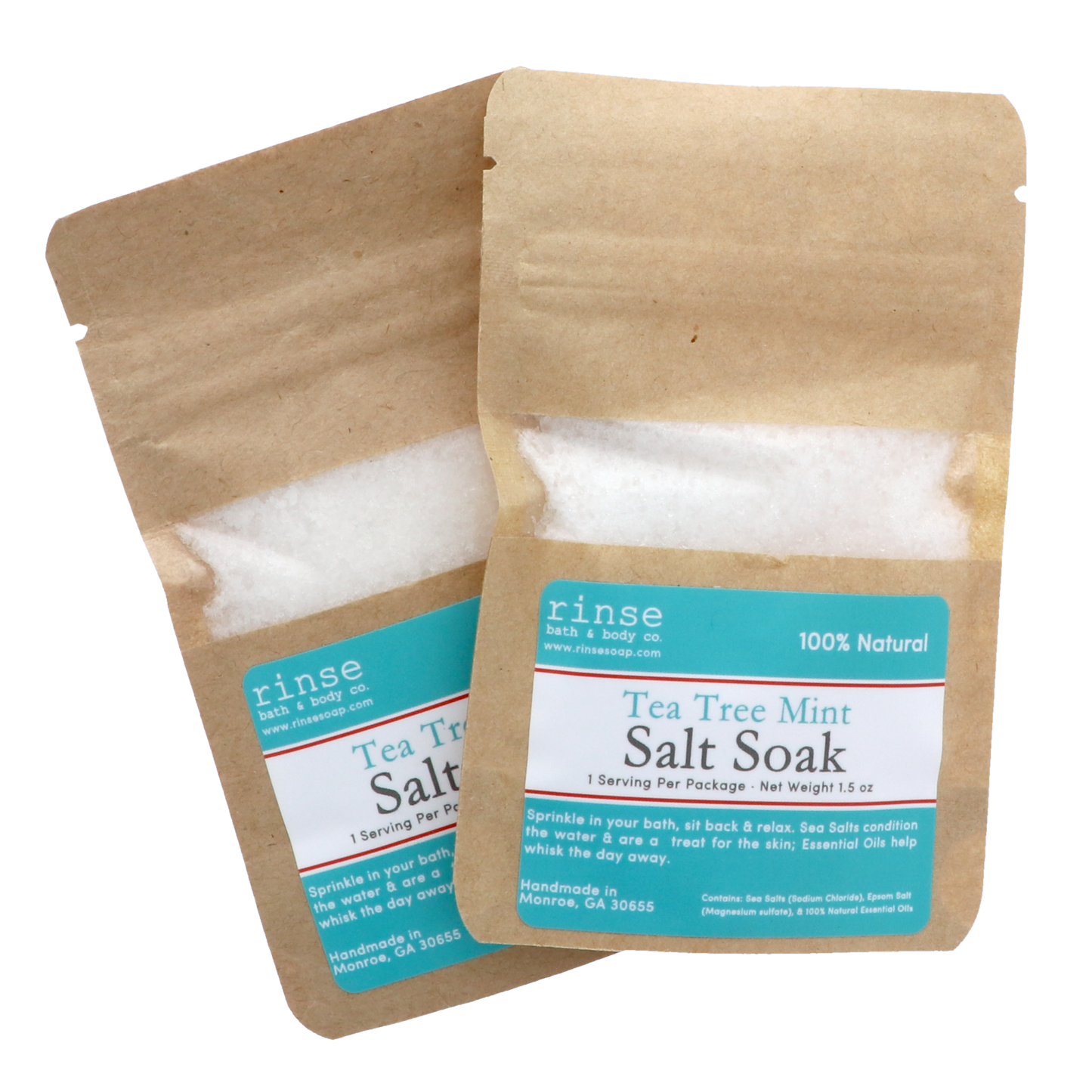 Rinse Bath Body Inc - Soaking Salts (Multiple Scent Options)