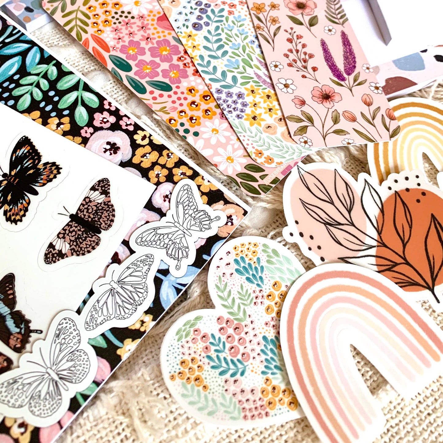 Elyse Breanne Design - Clear Butterfly Series Sticker, 4x1 in.