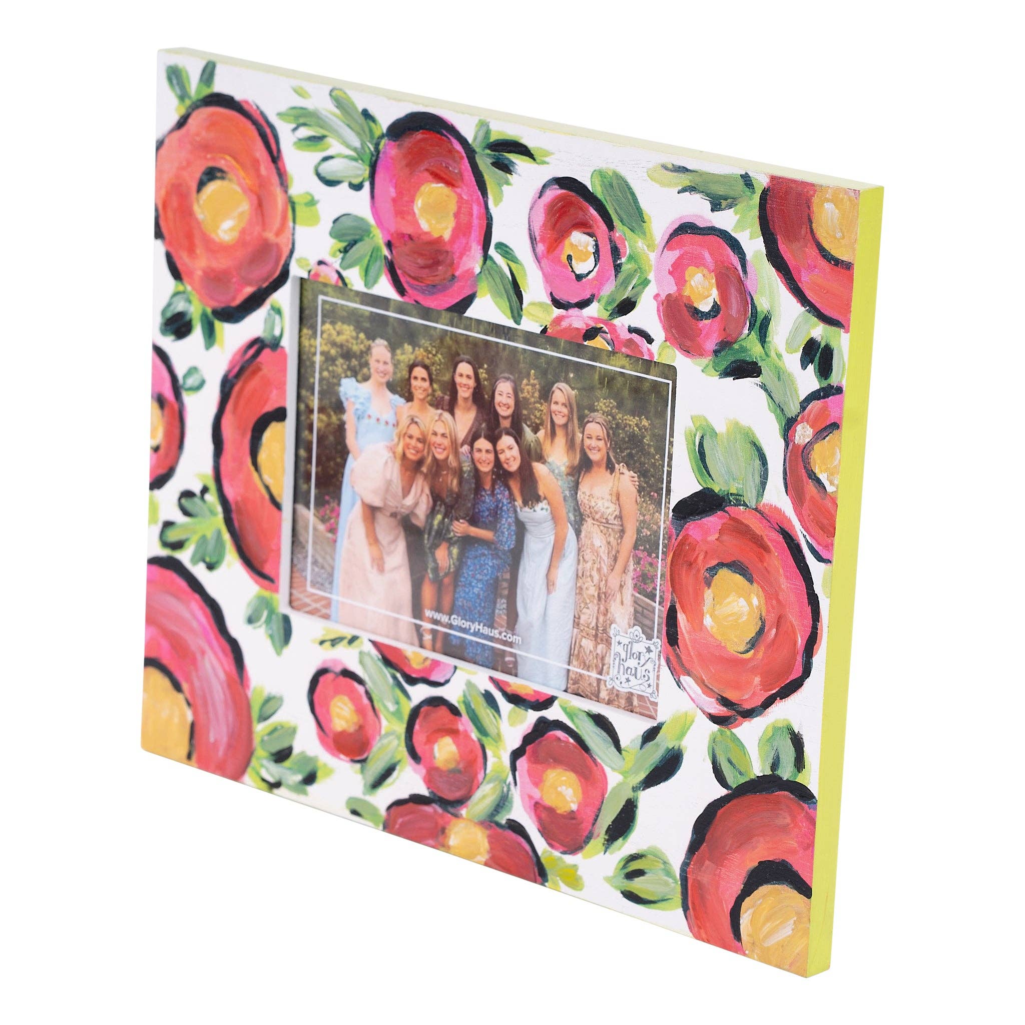 SALE! Glory Haus - White Floral Frame