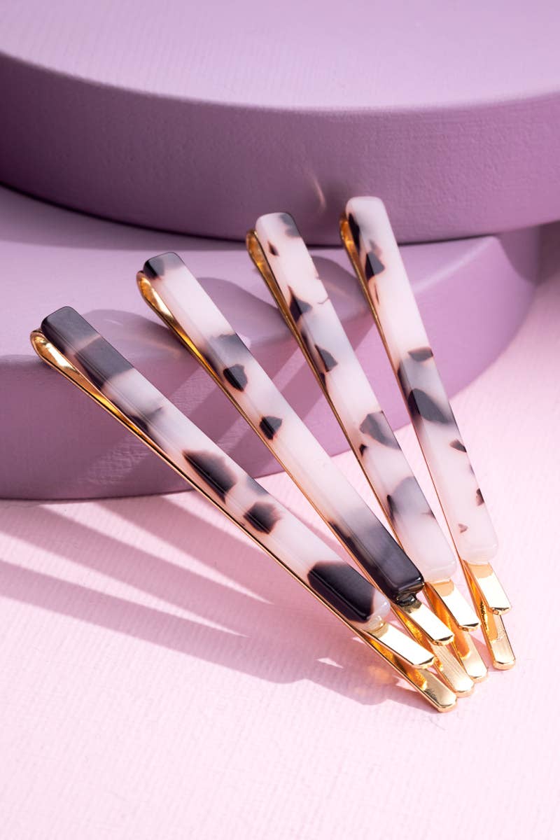 SALE! Dainty Acetate Hair Pin Set (2 Colors)