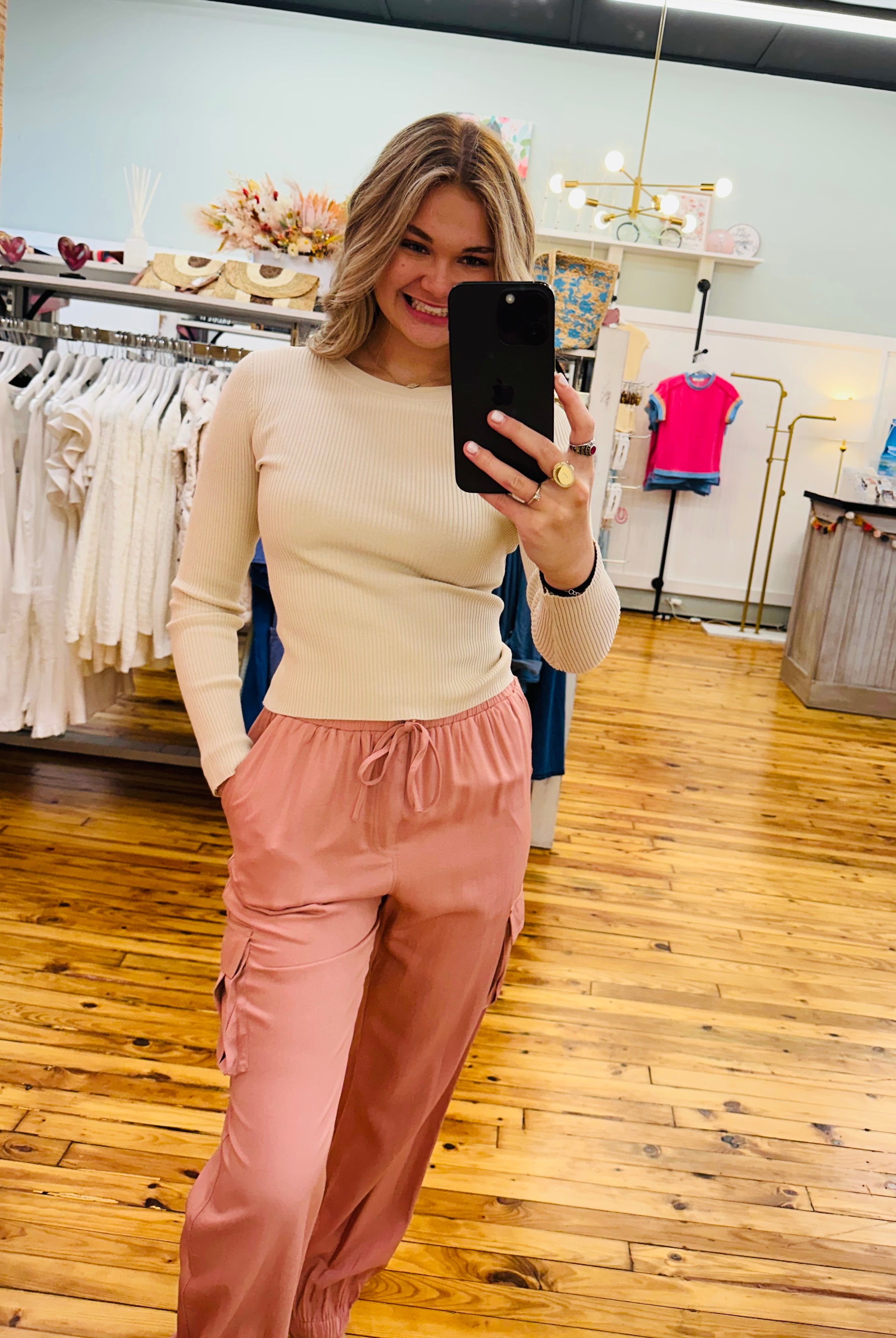 SOLID CREWNECK LONG SLEEVE SWEATER KNIT PULLOVER (S-L)