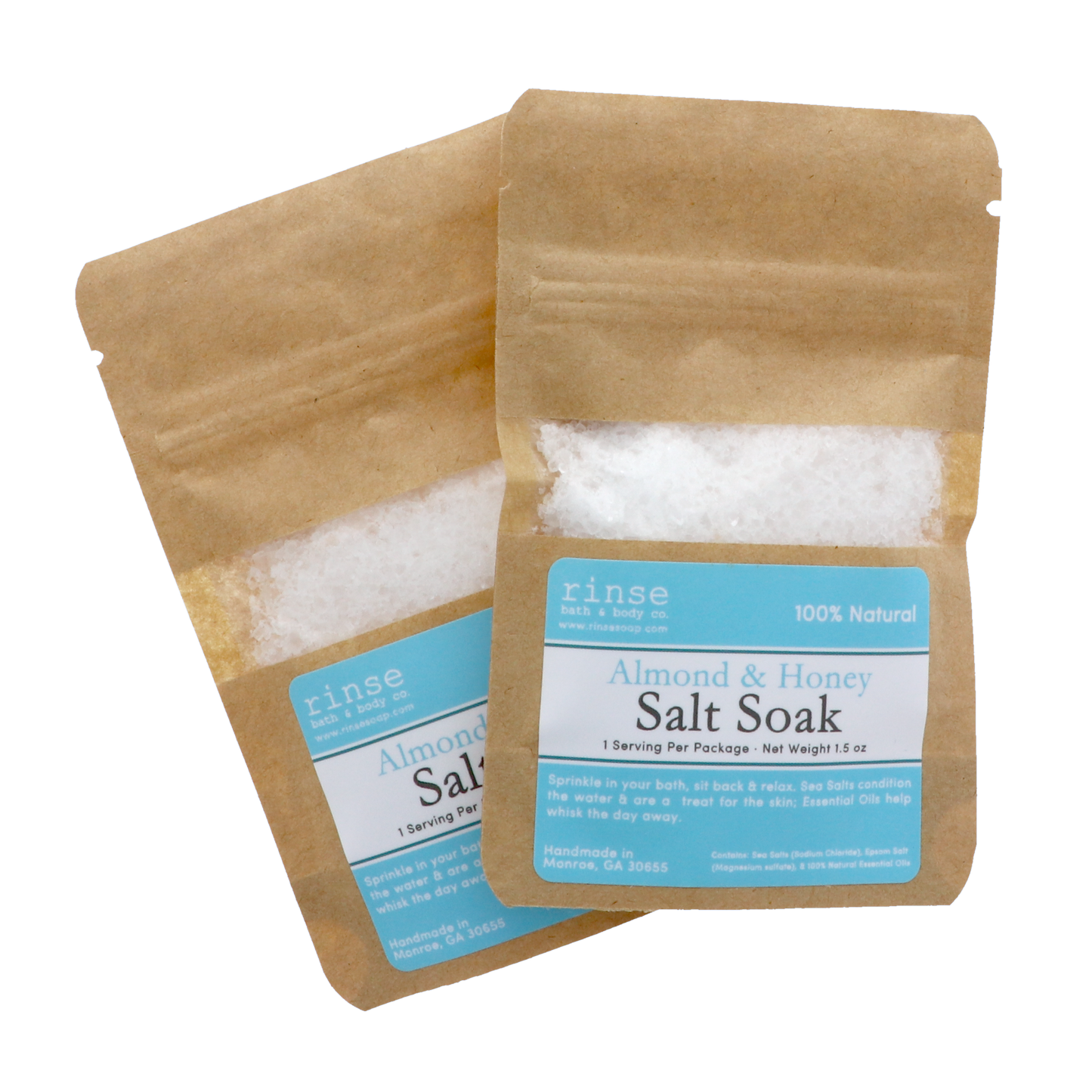 Rinse Bath Body Inc - Soaking Salts (Multiple Scent Options)
