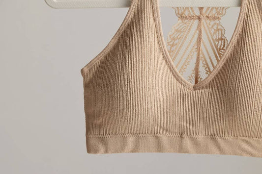 The Leena Seamless Lace Padded Bralette (Multiple Colors)