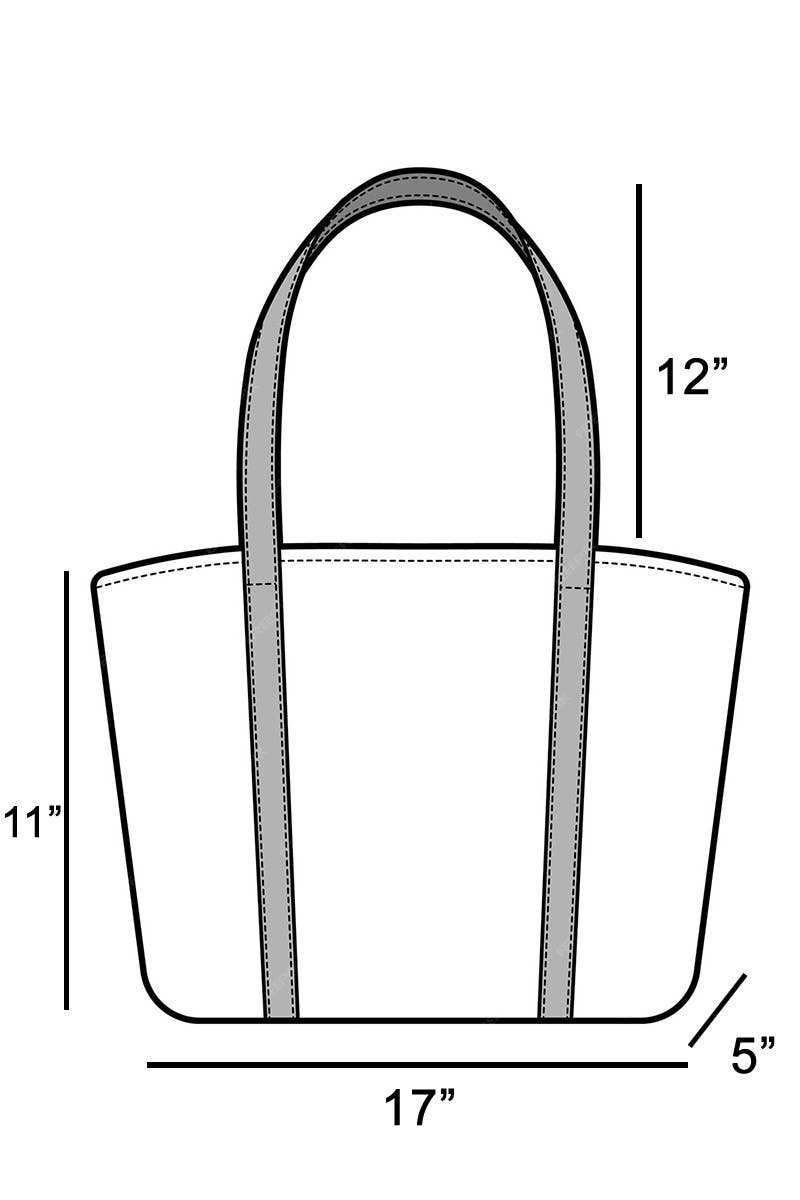 Quilted Nylon Tote Bag