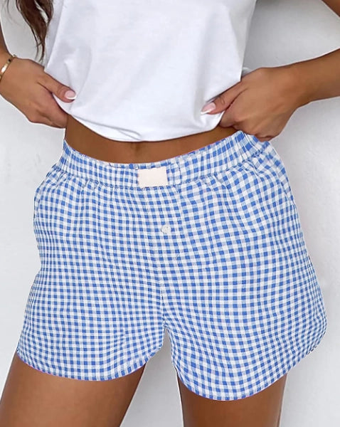 The Gingham Shorts (S-XL) (2 Colors)
