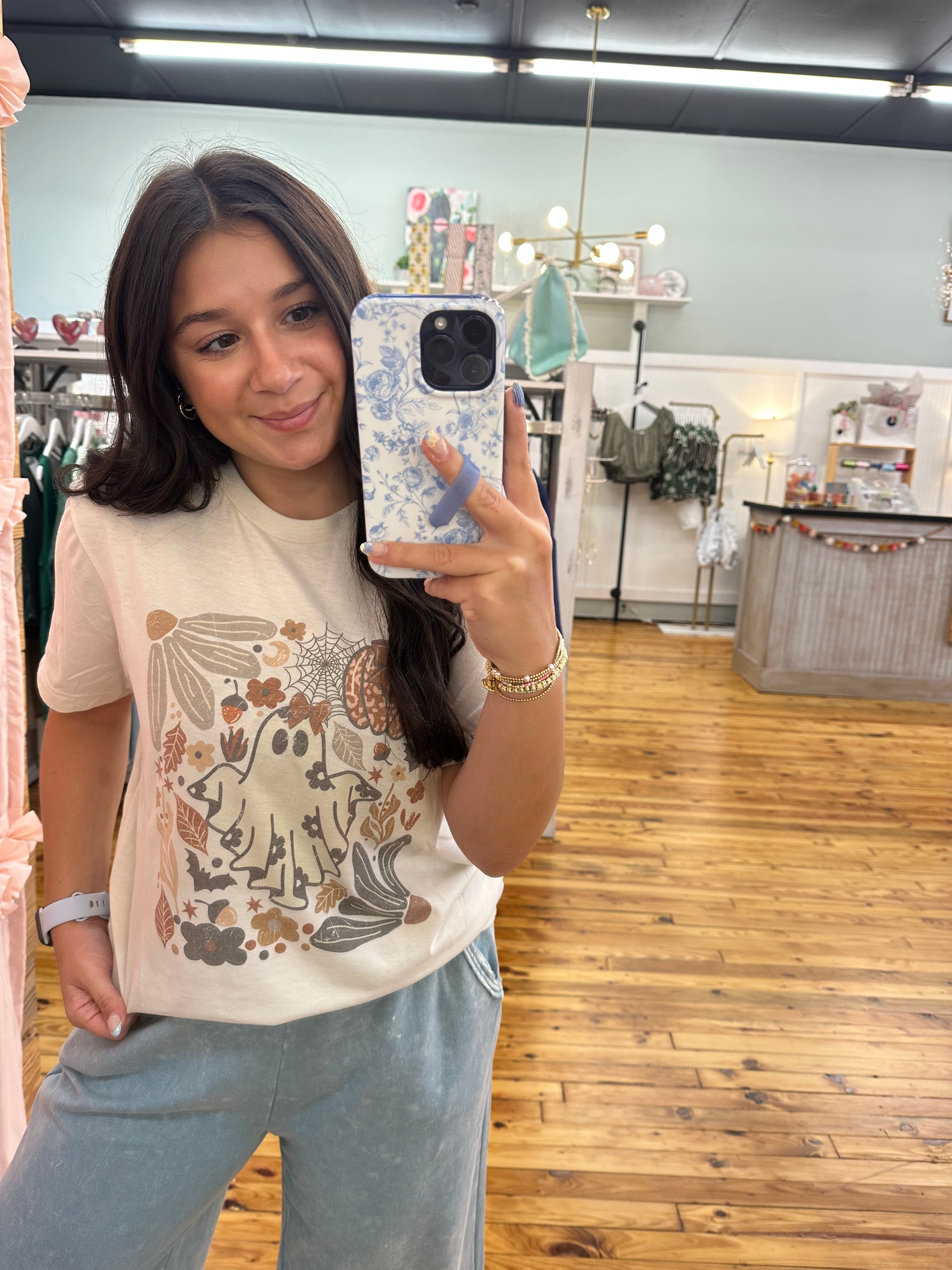 Ghost Boho Fall Graphic Tee (S-3X)