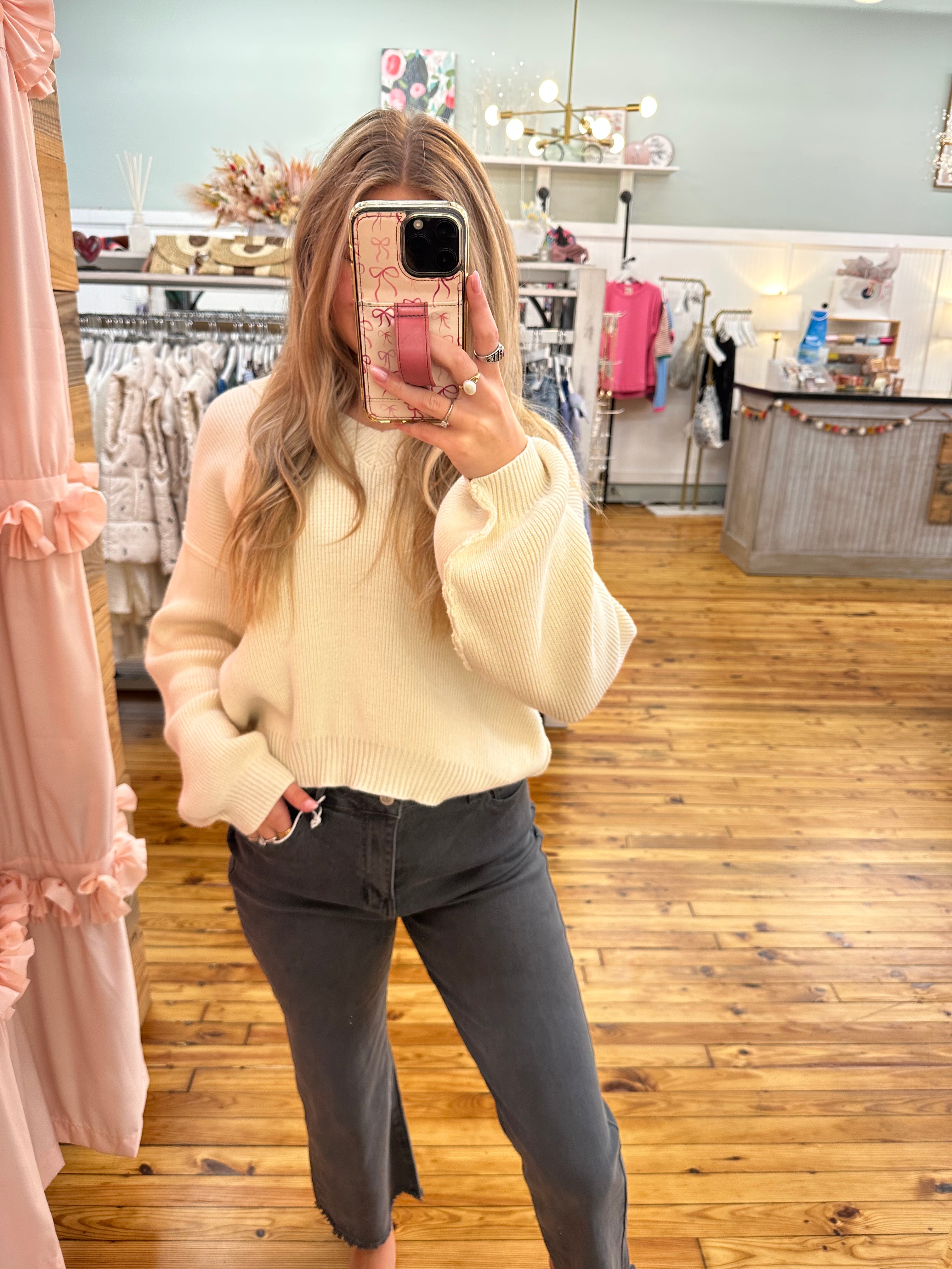 Acid Washed BOOTCUT Cropped Colored Pants (S-XL)(multiple color options)