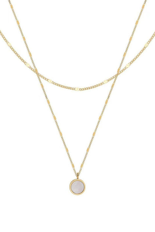18K Gold Plated Waterproof Stainless Steel Chain Necklace