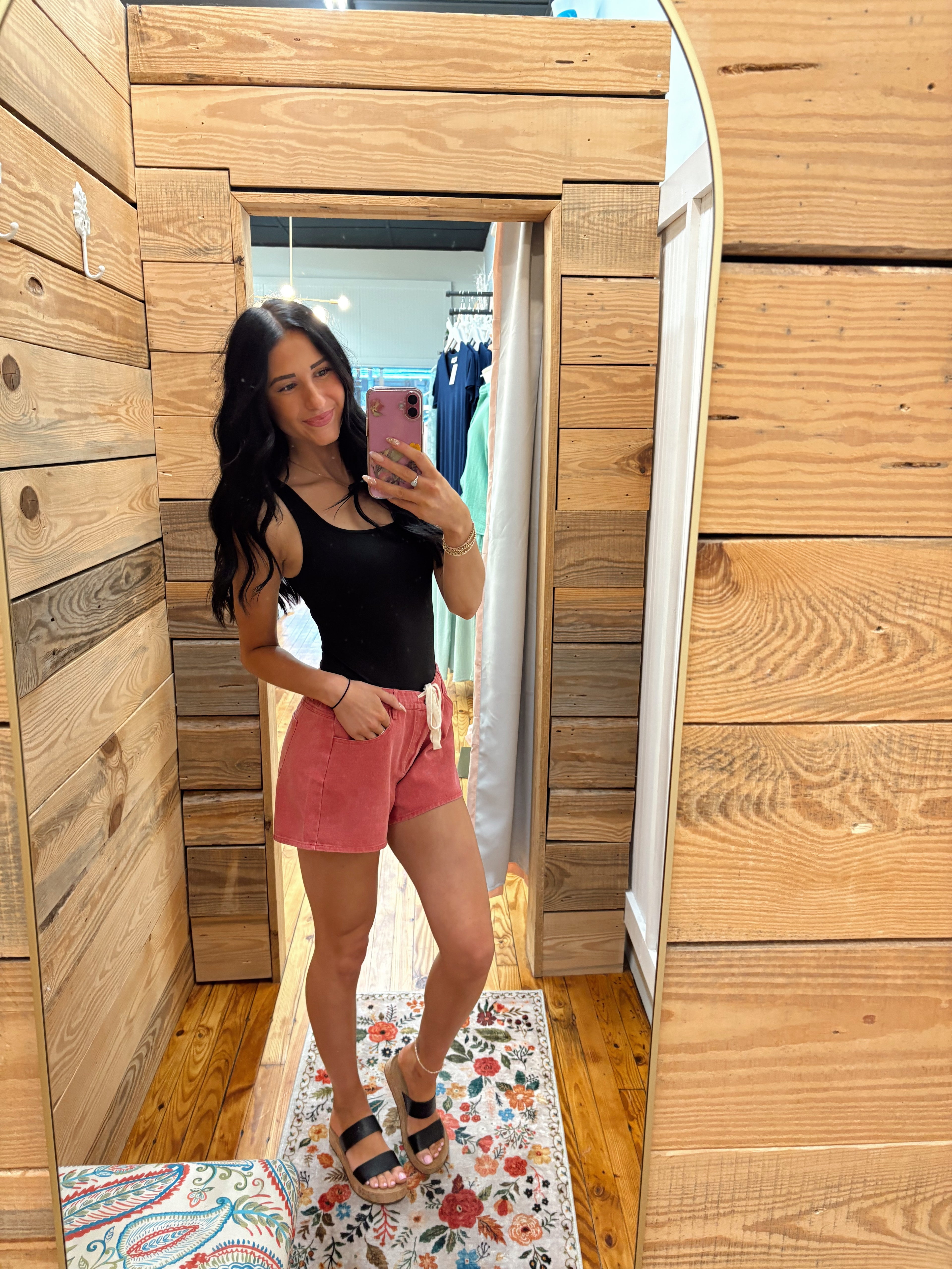 SALE! The Jamie Bow Tie Tank Body Suit (S-L)(2 Colors)