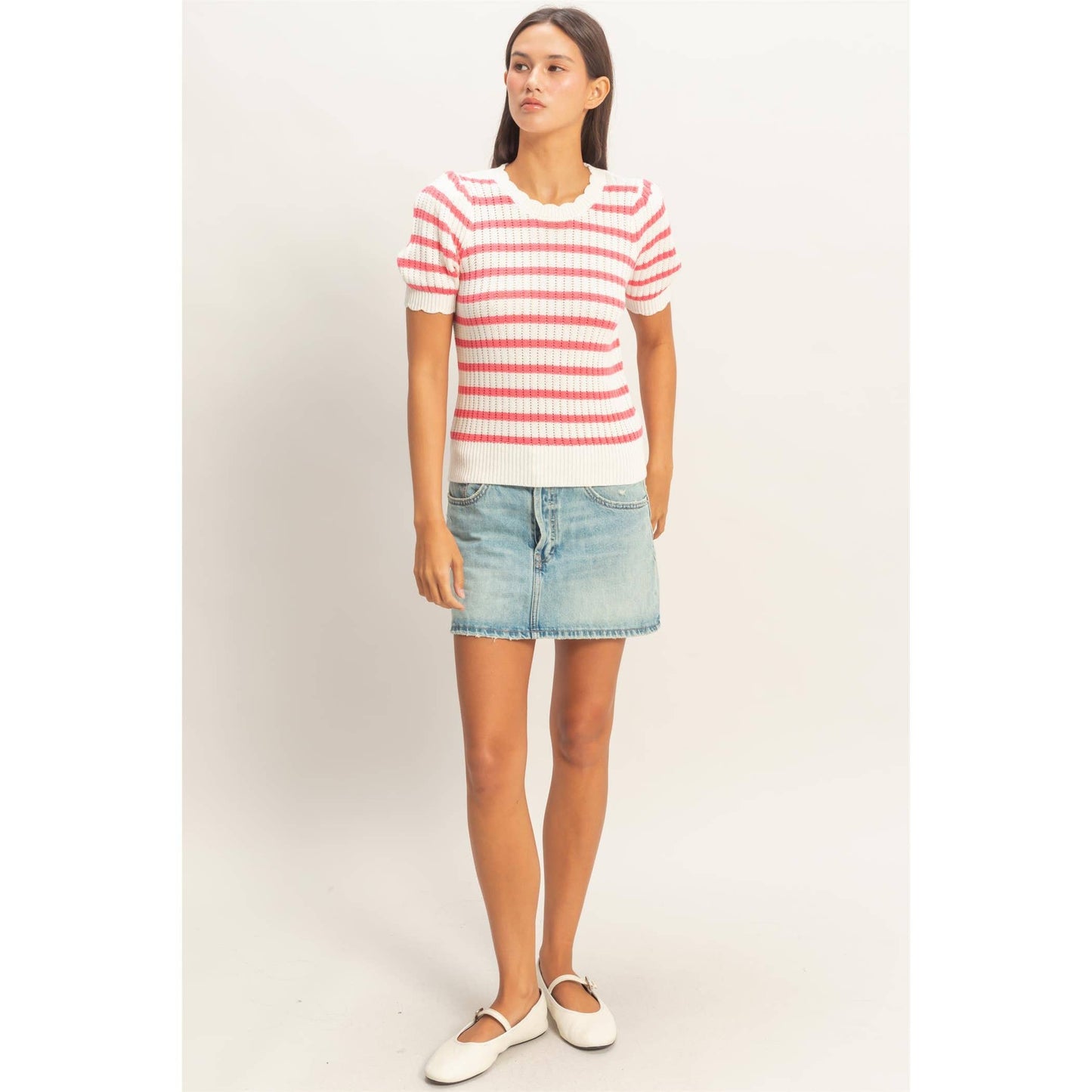 The Rachel Spring Puff Sleeve Sweater(S-L)(3 Colors)