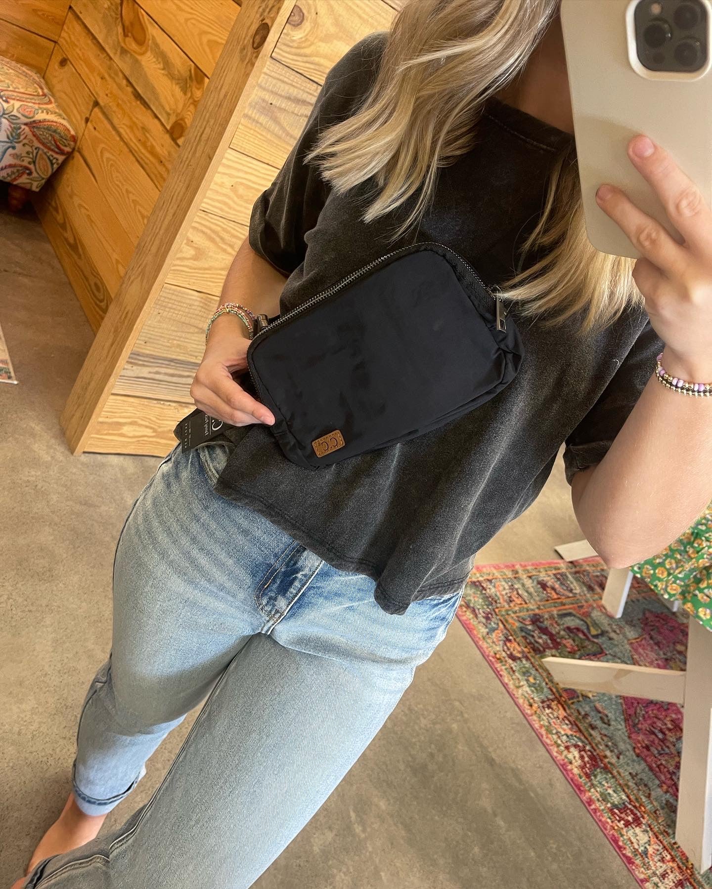 C.C Beanie Water Proof Mini Fanny Belt Bag