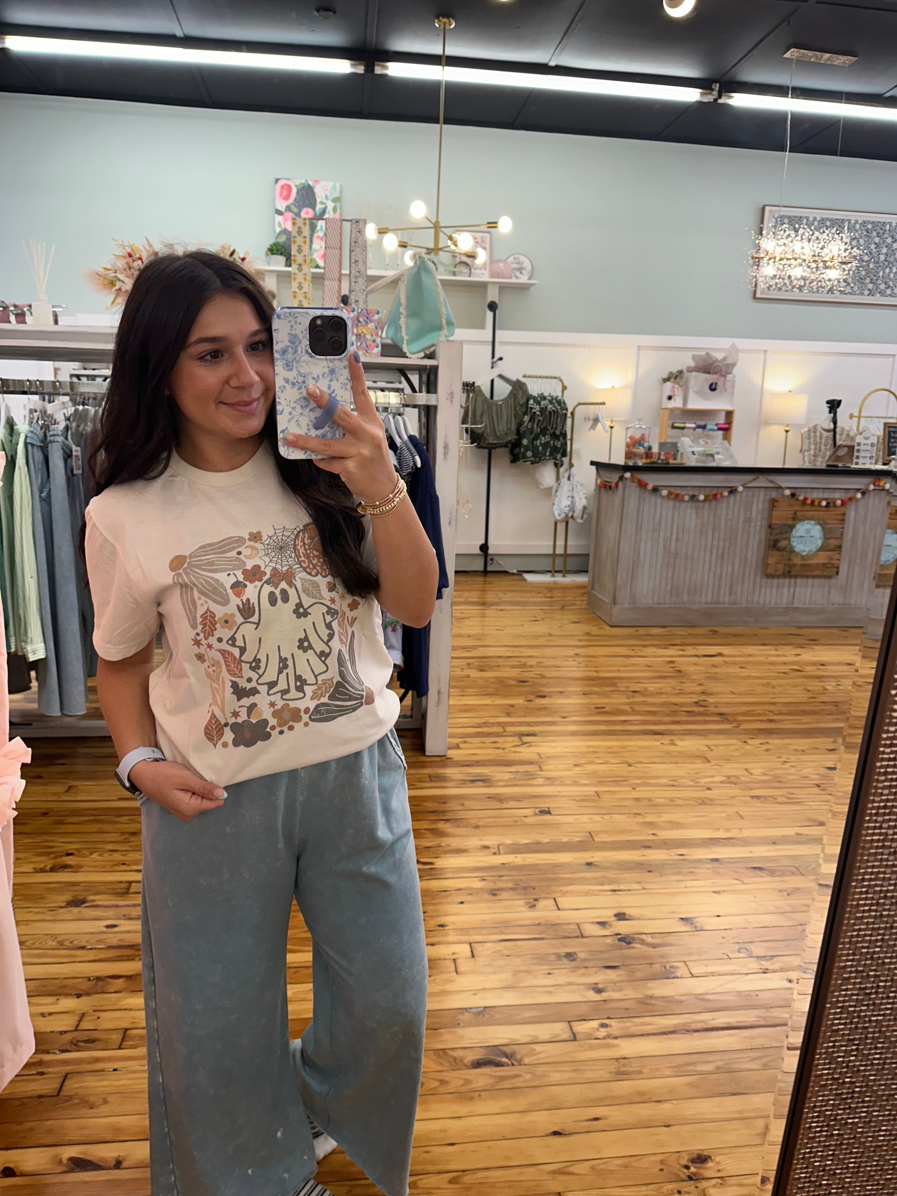 Ghost Boho Fall Graphic Tee (S-3X)