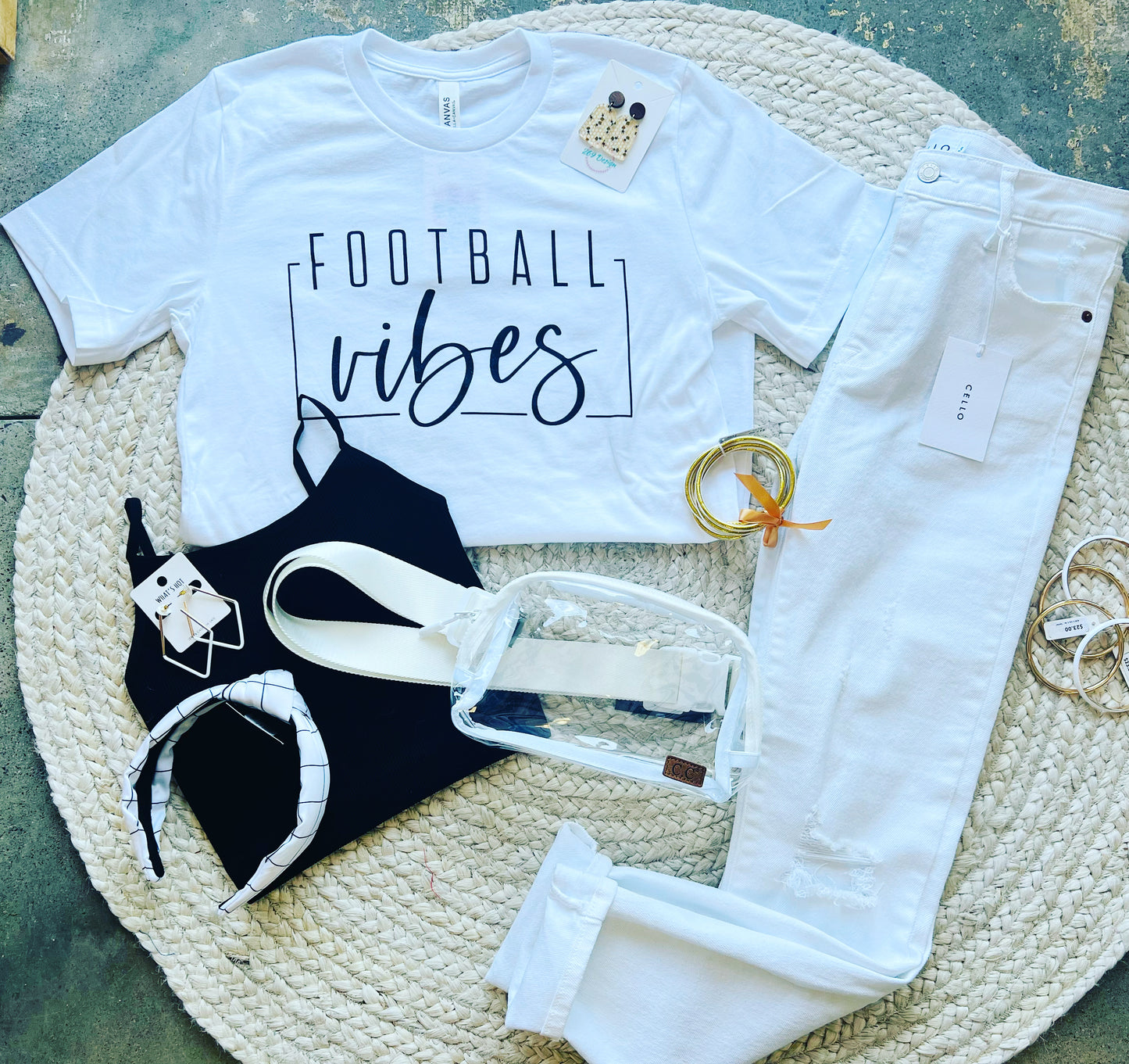 Football Vibes Graphic Tee (S-L)