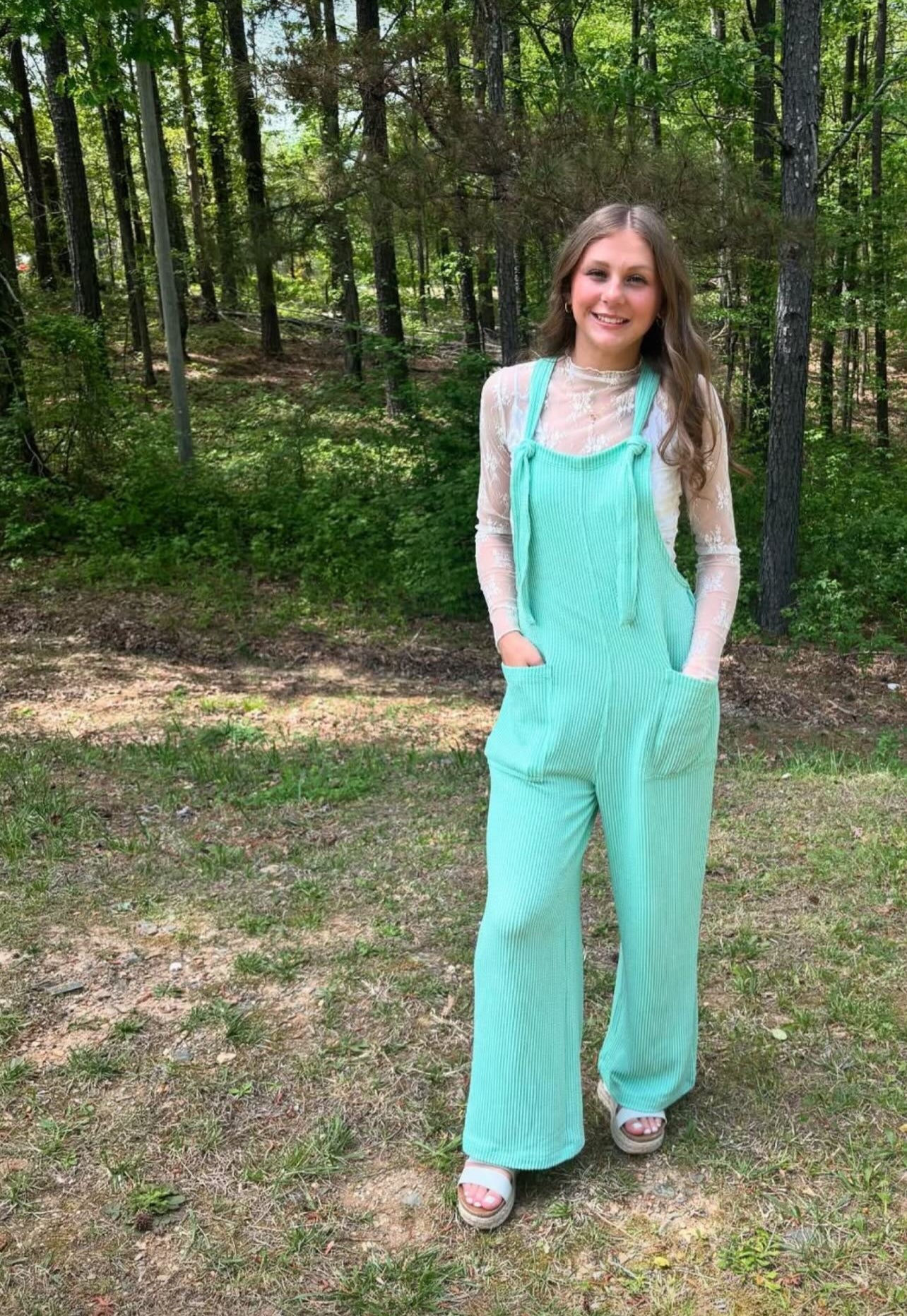 The Tish Anne Corded Overalls