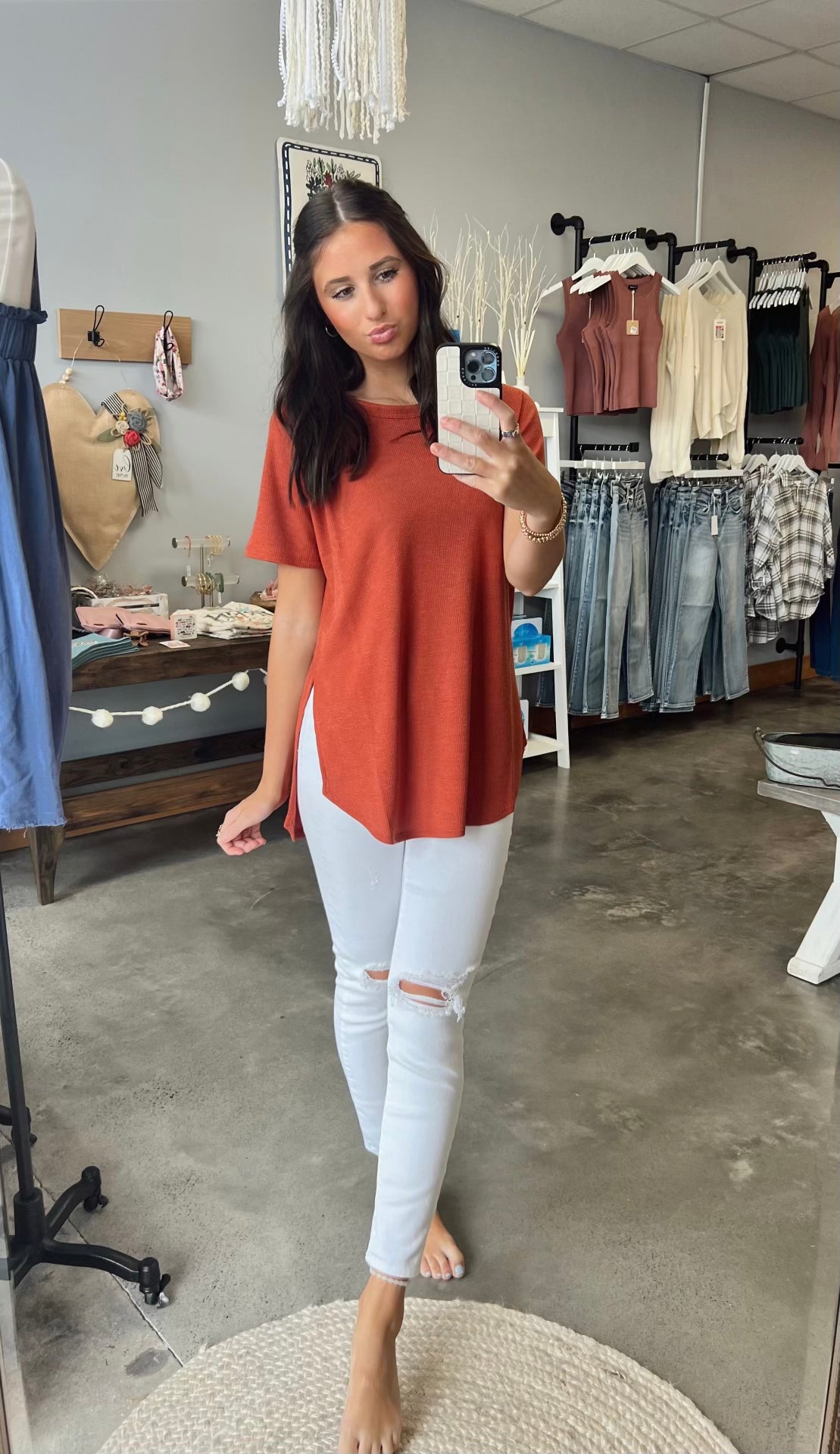 Basic Waffle Weave Top (S-XL)