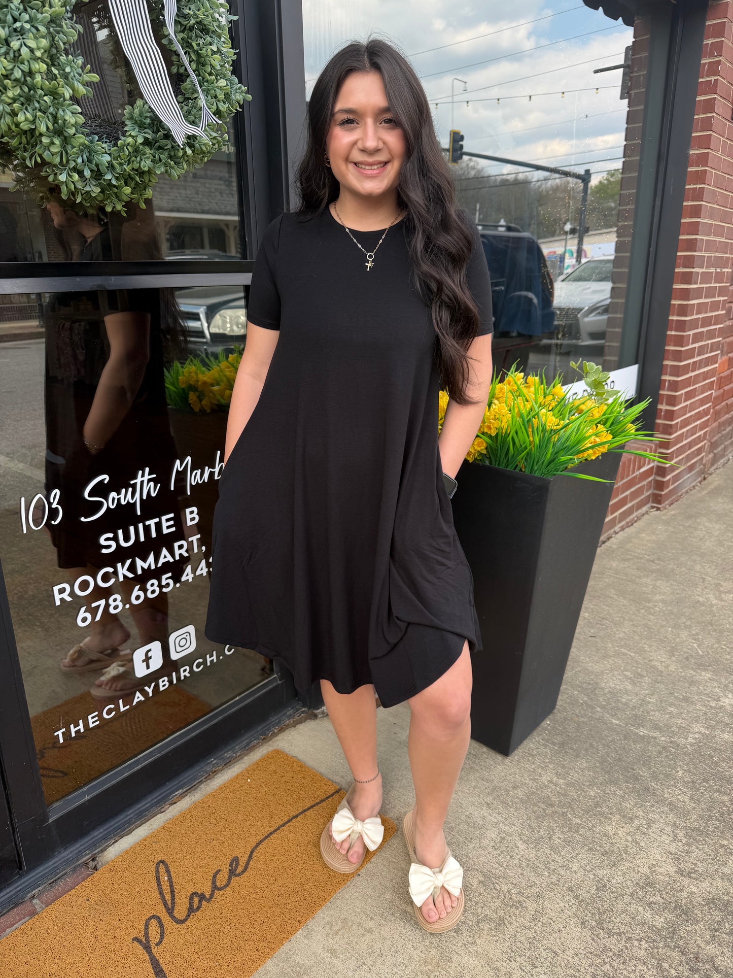 The Jessa Black Dress (S-XL)
