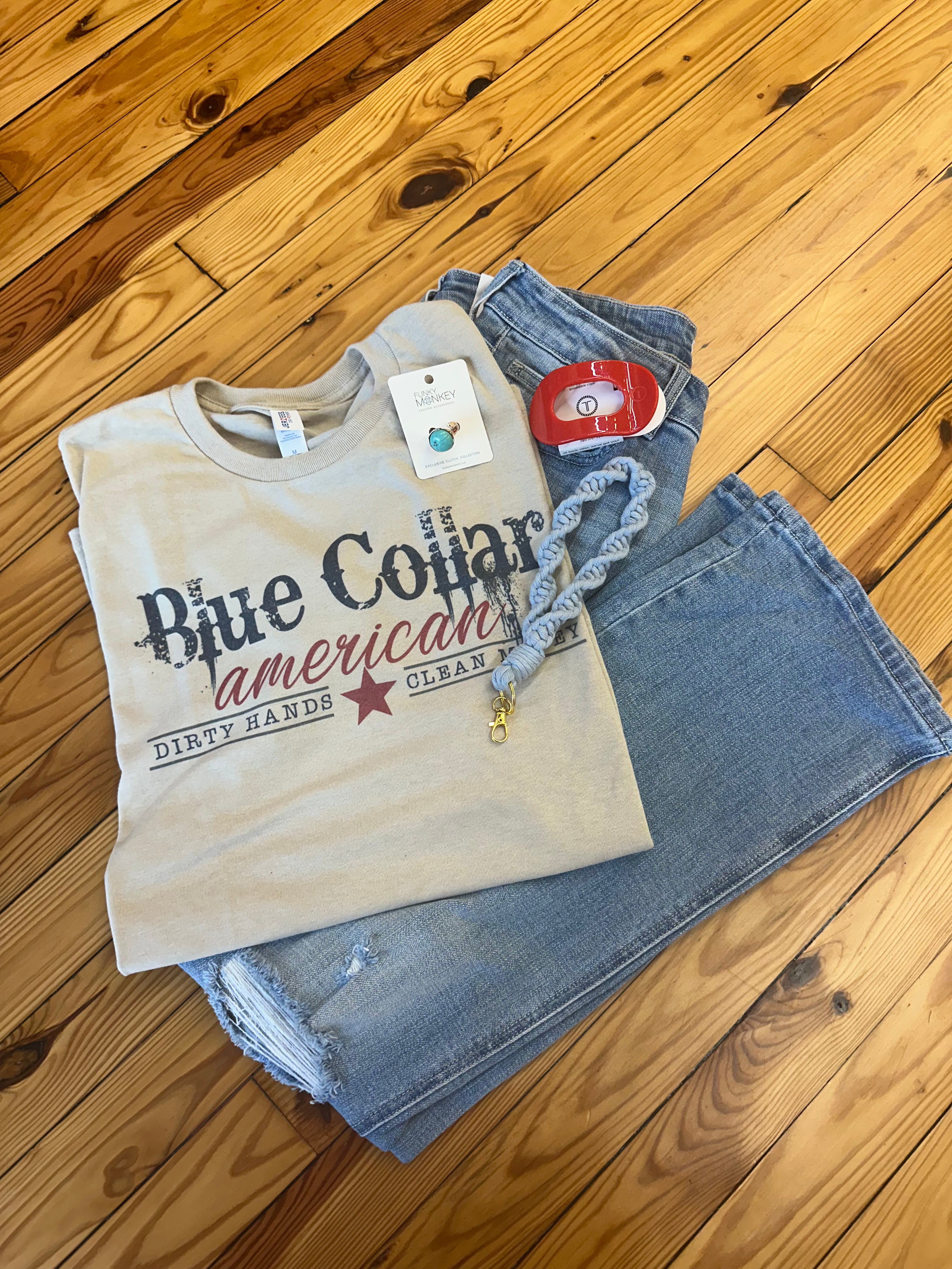 Blue Collar American T-shirt (S-3X)