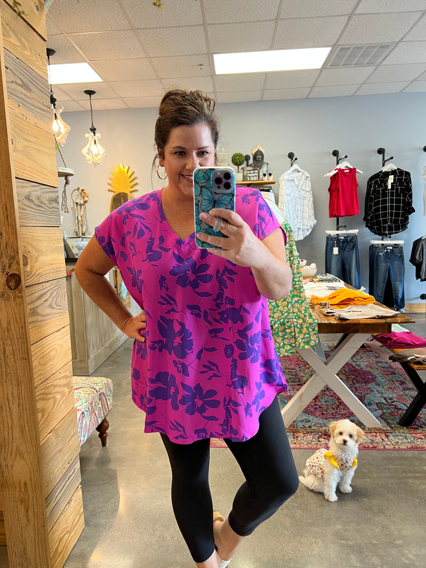 Take Me To The Tropics Top (1X-3X)