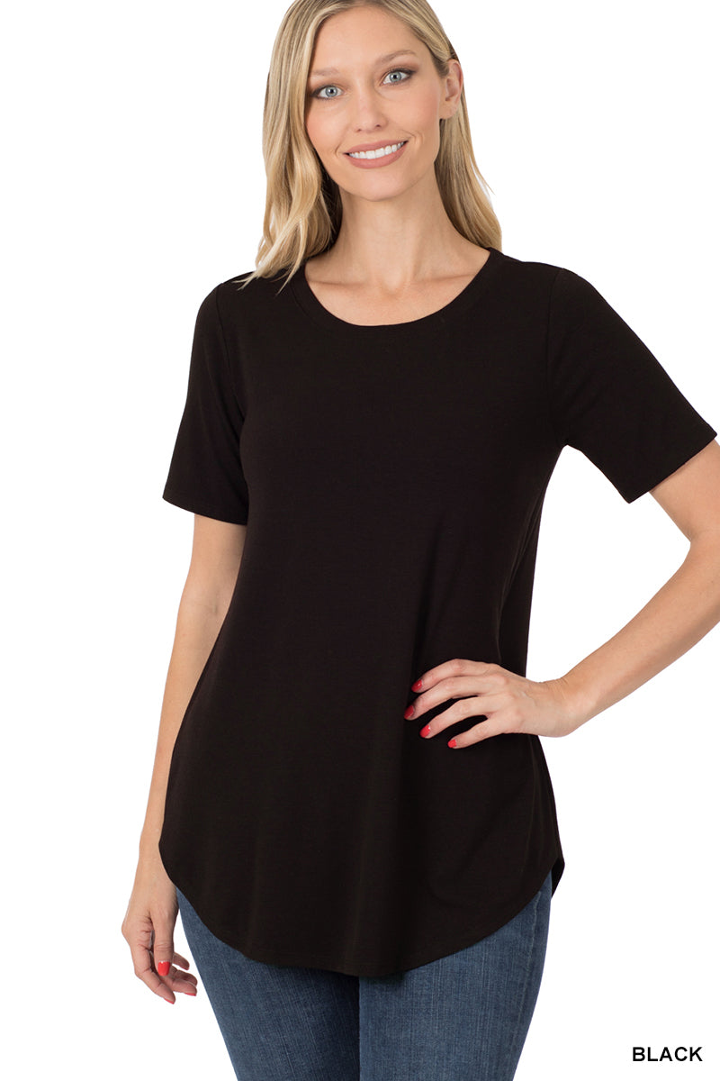 All Time Favorite Black Basic Tee (S-XL)