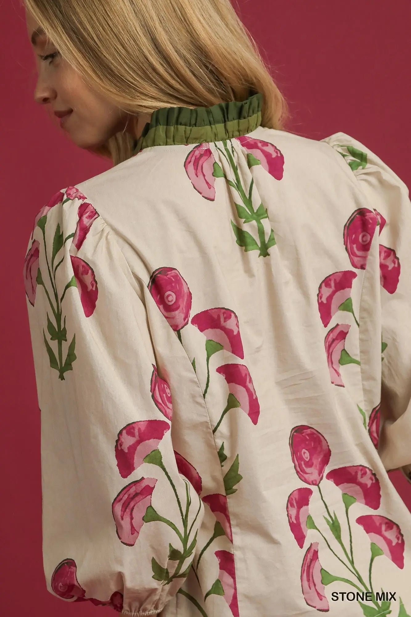 The Avery Blouse (S-2X)(3 Color Options)