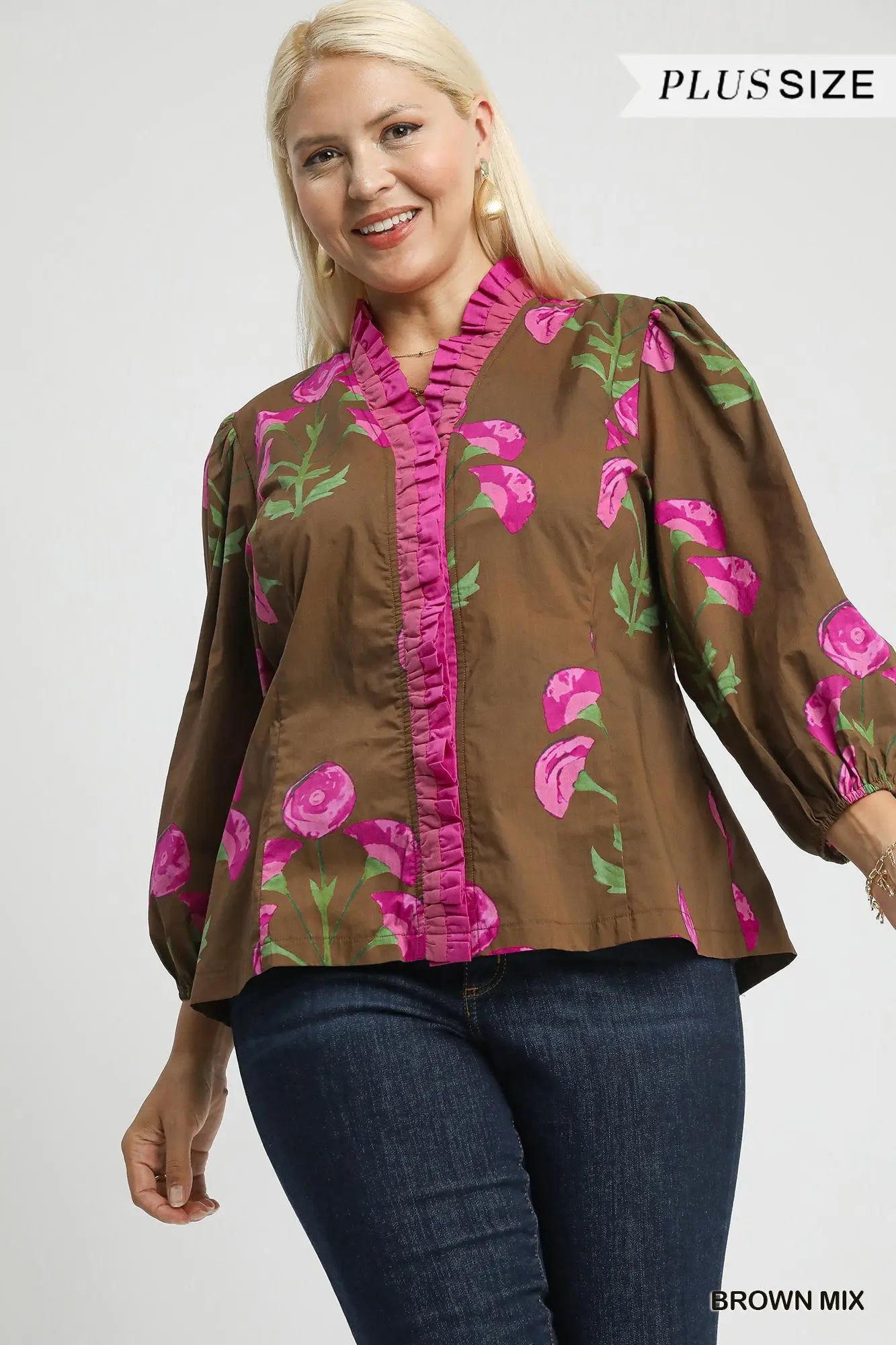 The Avery Blouse (S-2X)(3 Color Options)
