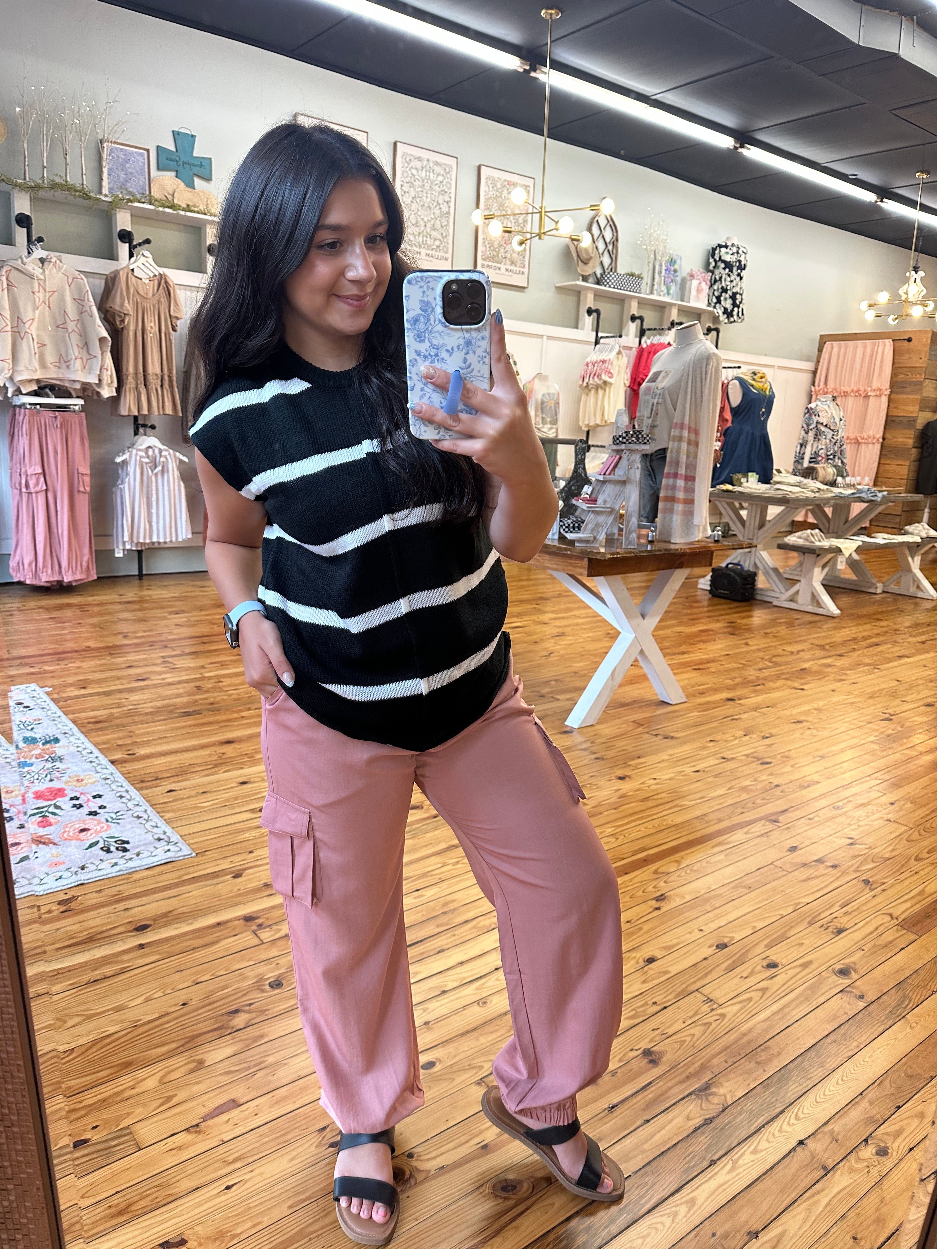 Adorable Pink Cargo Pants (S-L)