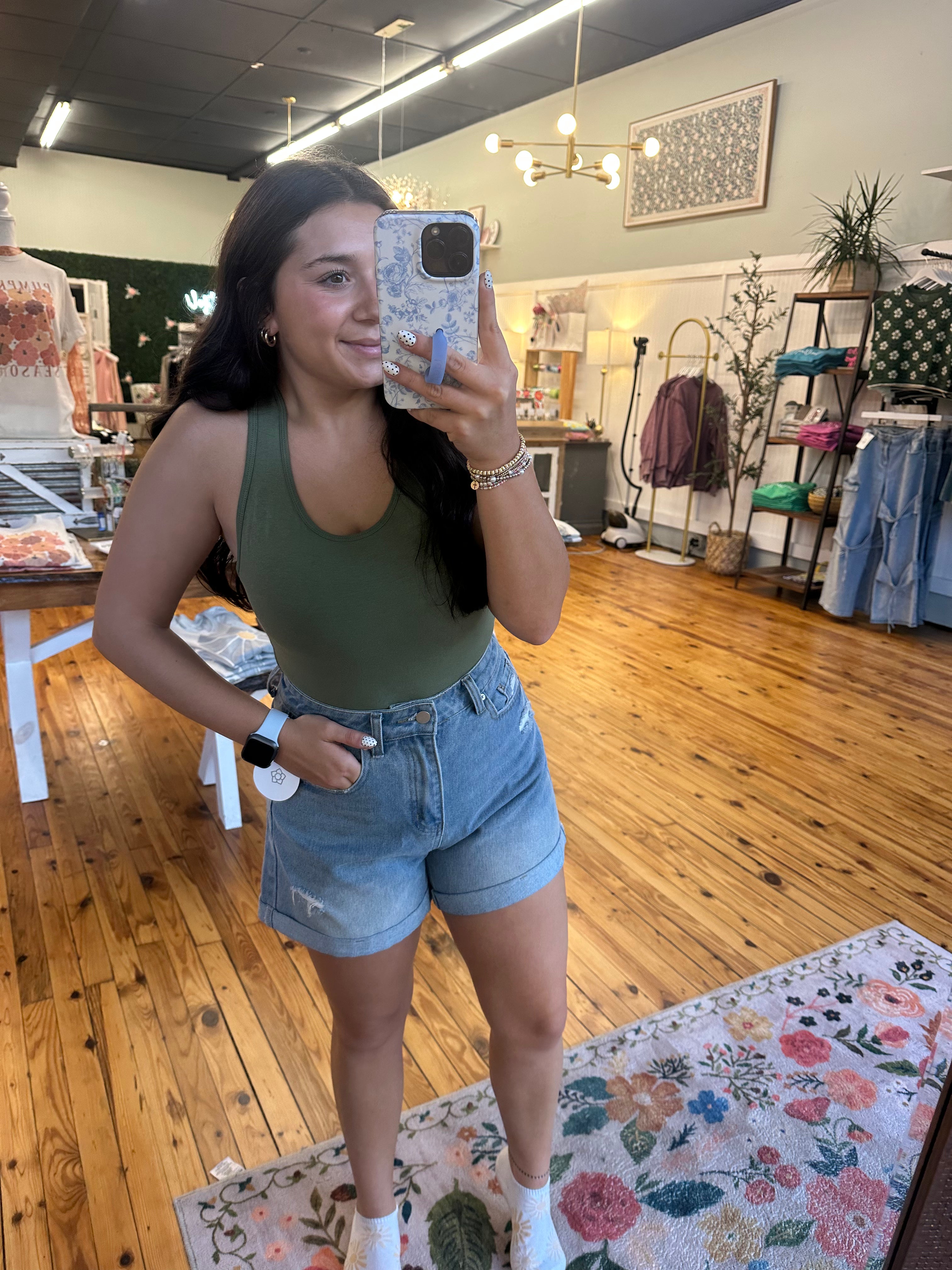 PREMIUM COTTON RACER BACK TANK BODYSUIT (S-XL)(MULTIPLE COLORS)