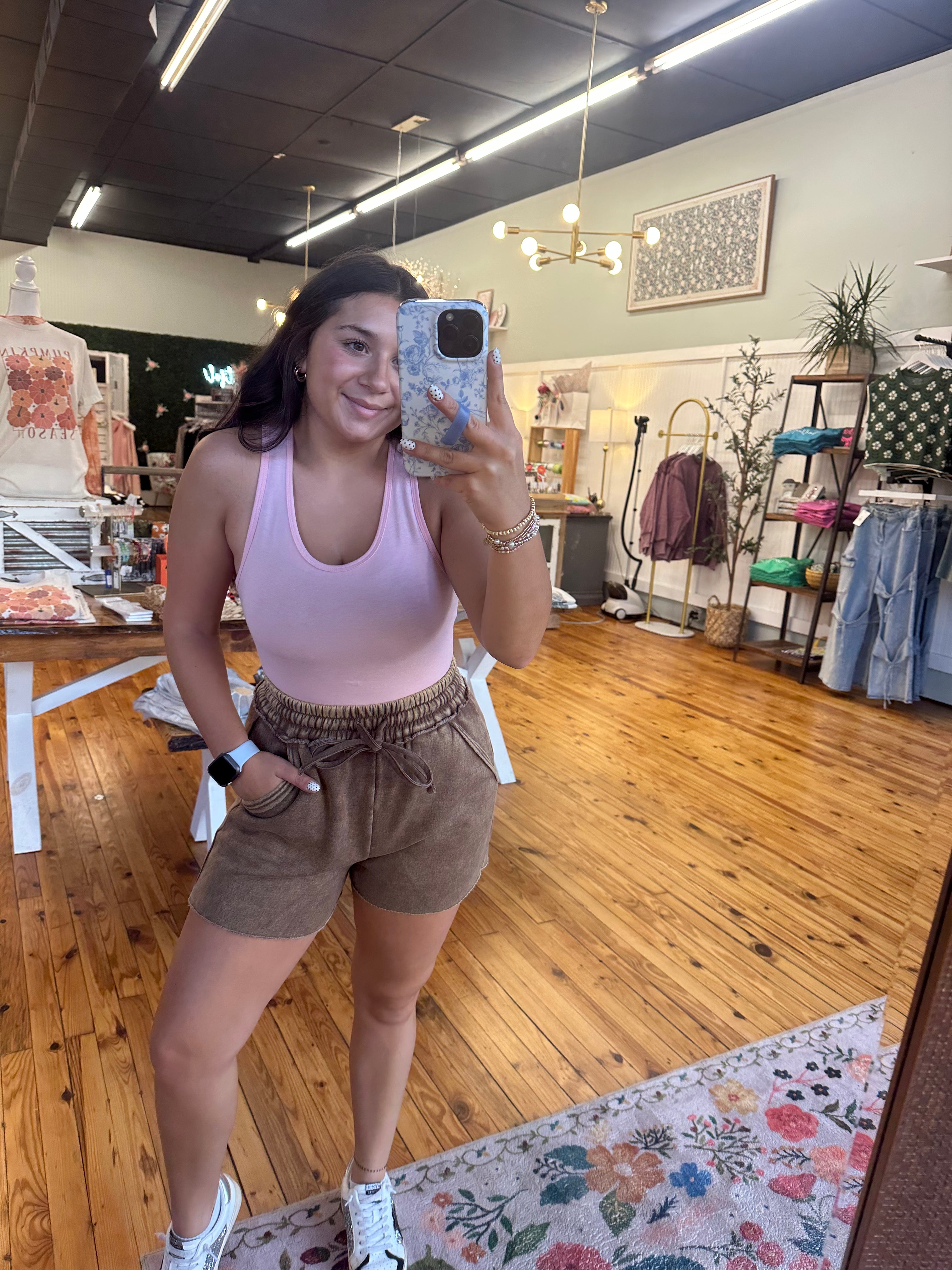 PREMIUM COTTON RACER BACK TANK BODYSUIT (S-XL)(MULTIPLE COLORS)