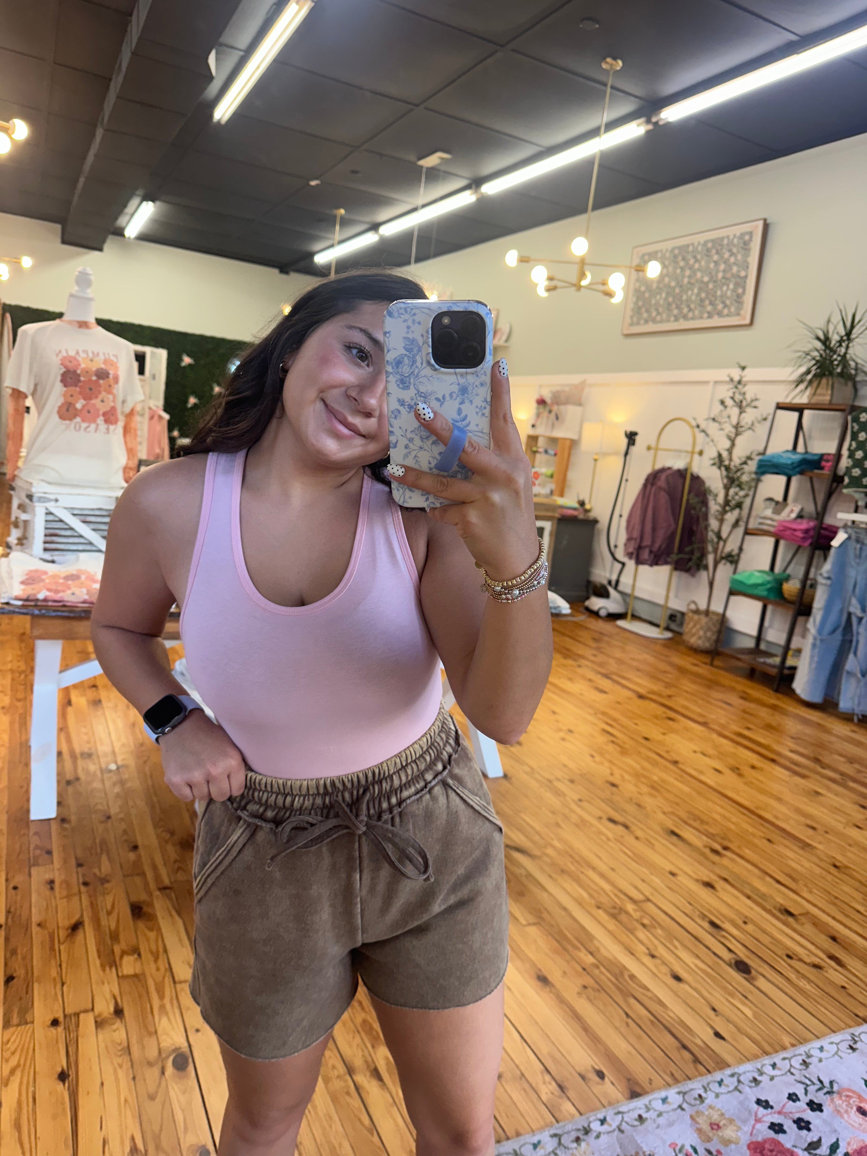 PREMIUM COTTON RACER BACK TANK BODYSUIT (S-XL)(MULTIPLE COLORS)