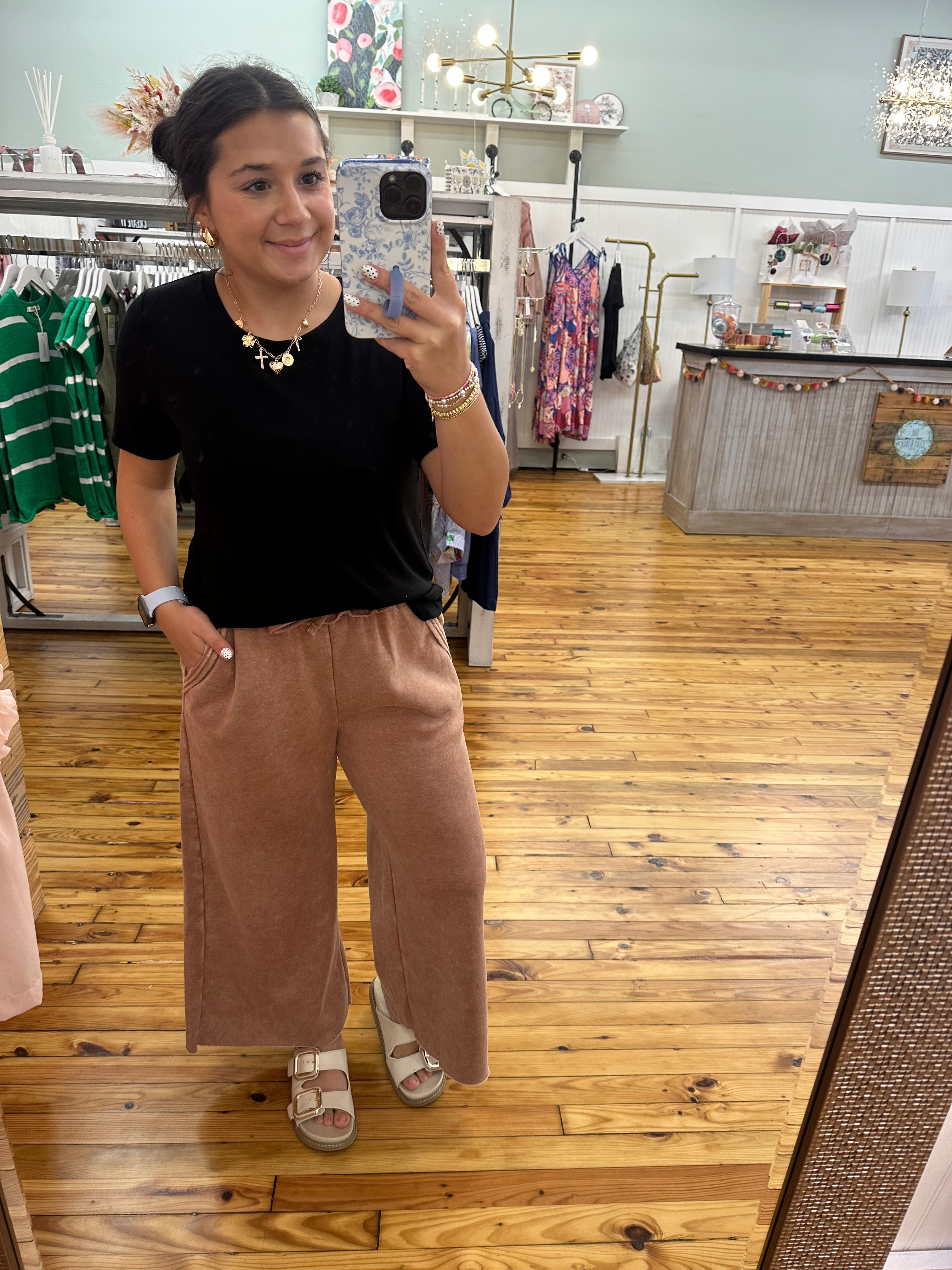 Comfy Acid Wash Boho Pants (S-L)(Multiple Colors)