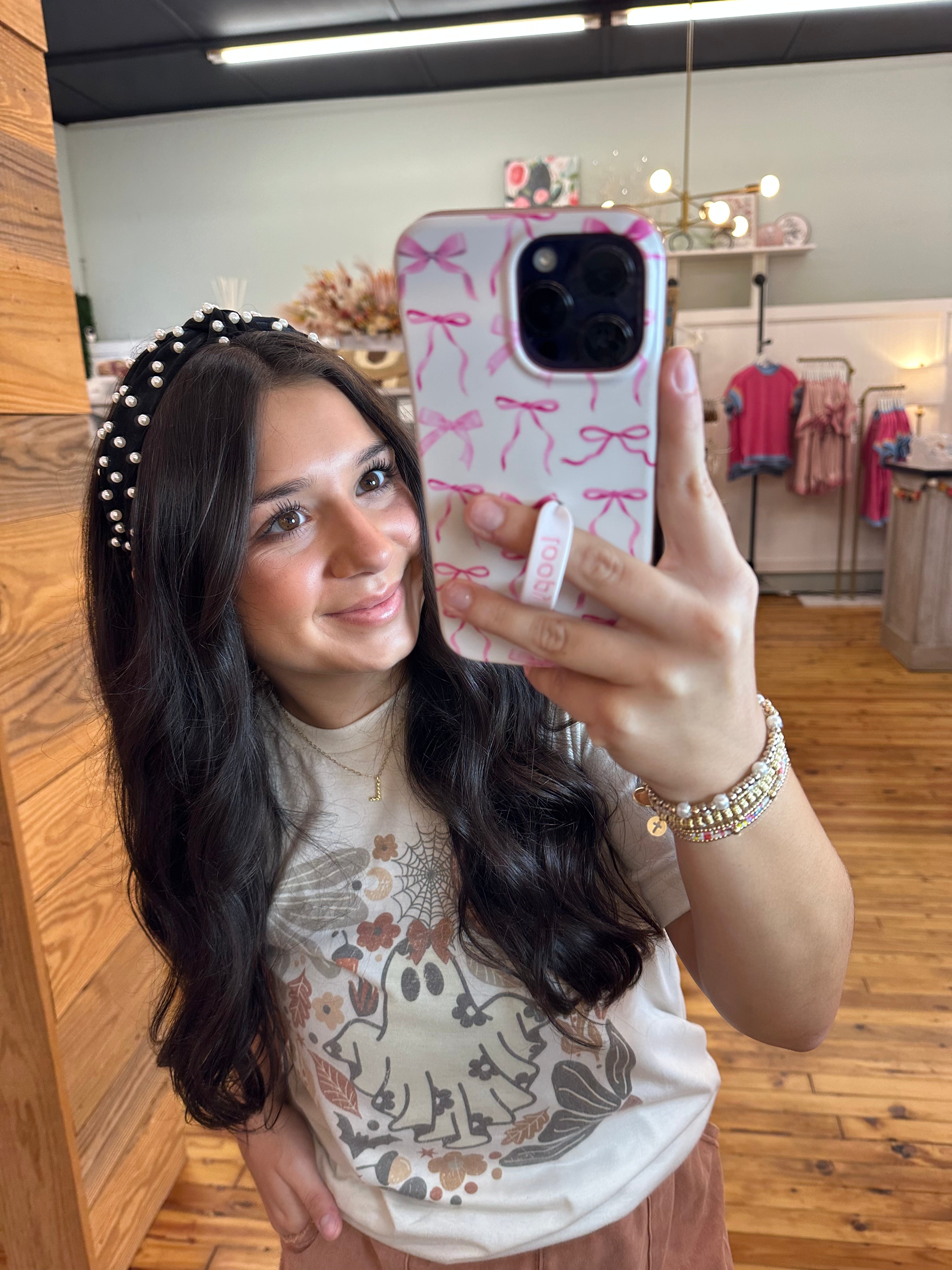 Pearl Beaded Knot Headbands (4 Colors)