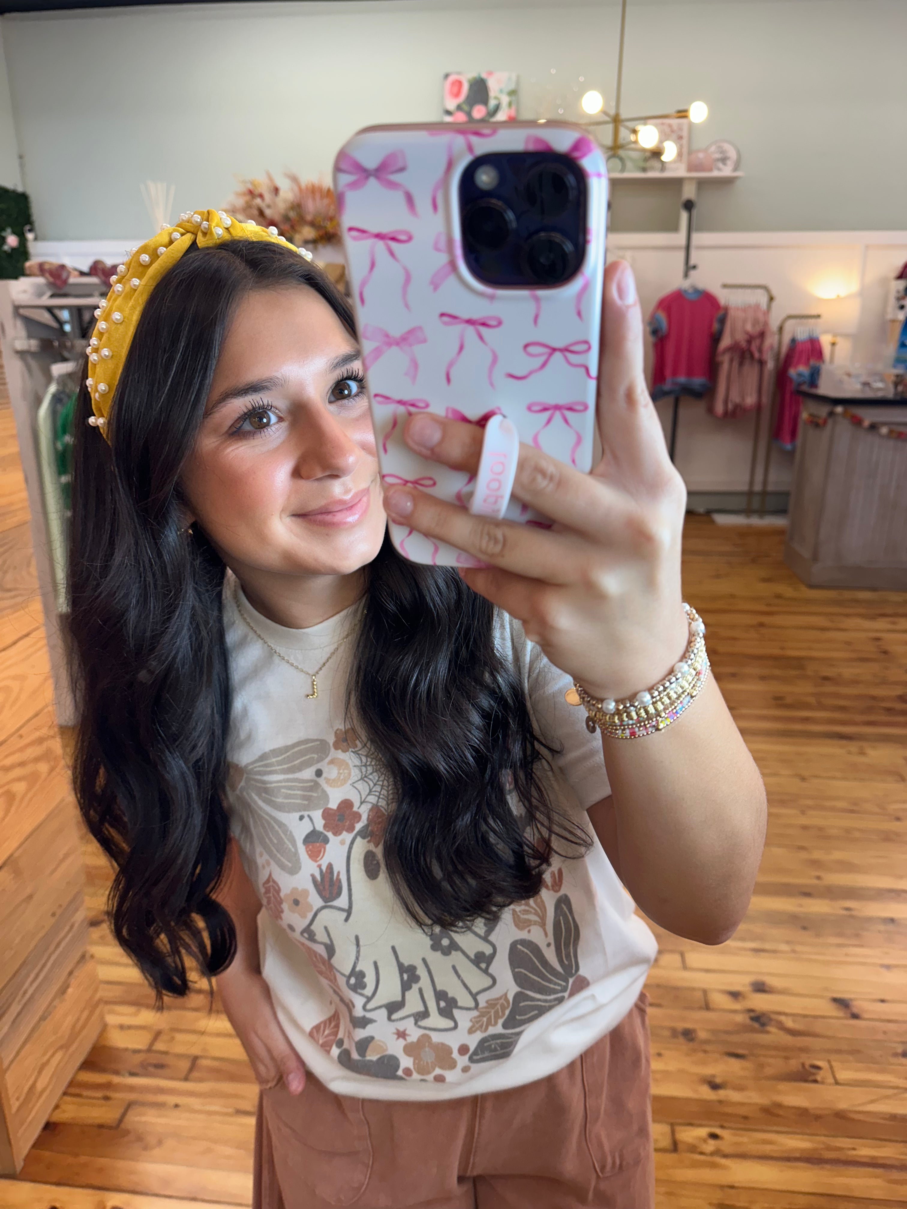 Pearl Beaded Knot Headbands (4 Colors)