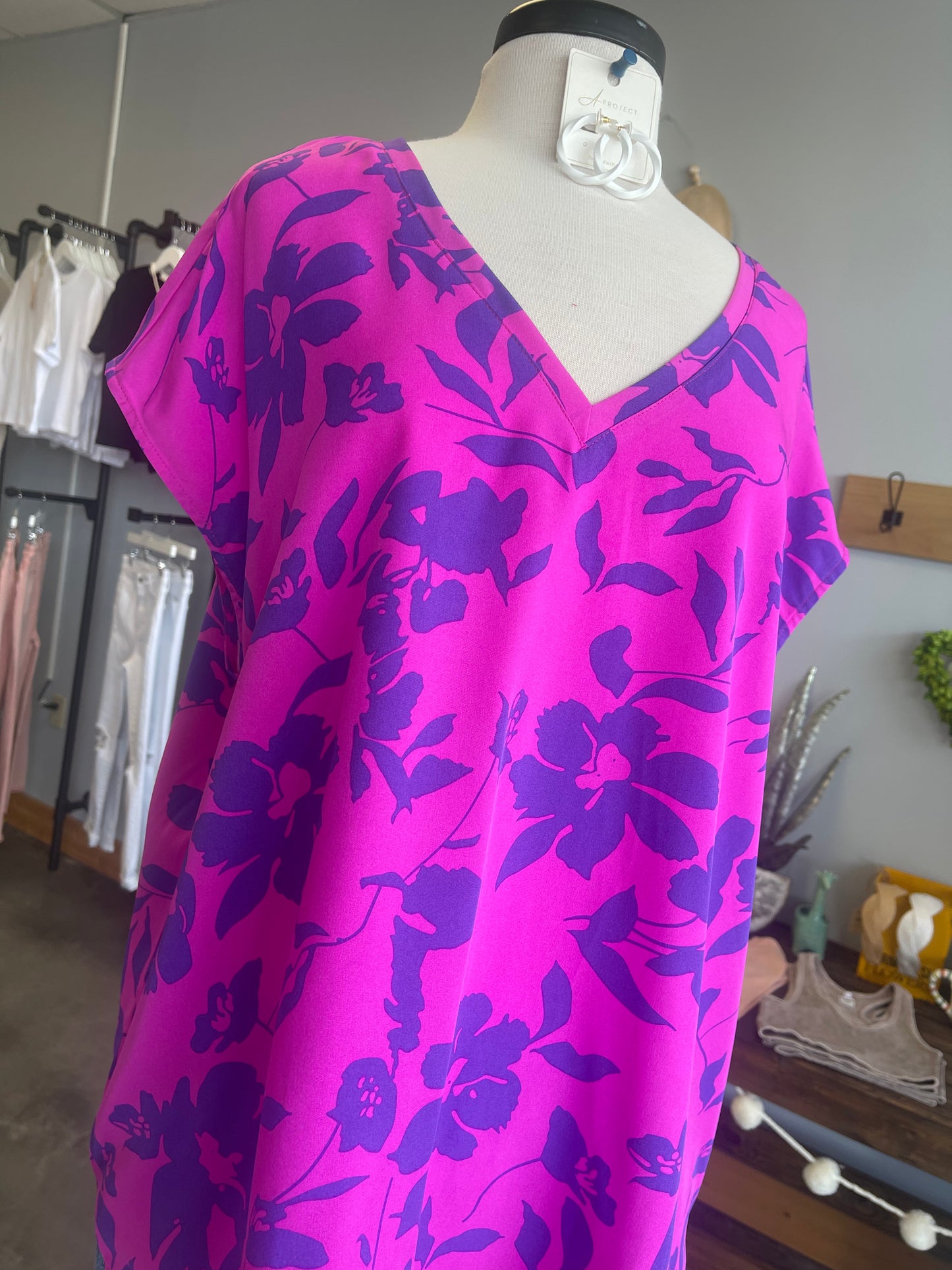 Take Me To The Tropics Top (1X-3X)