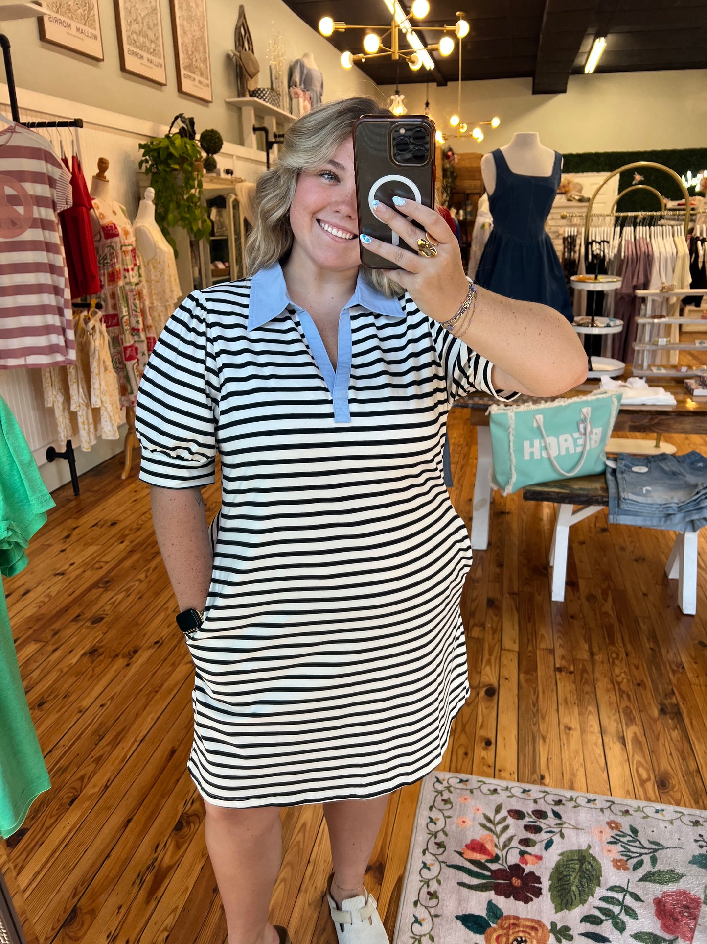 The Bold In Stripes Dress (S-XL)