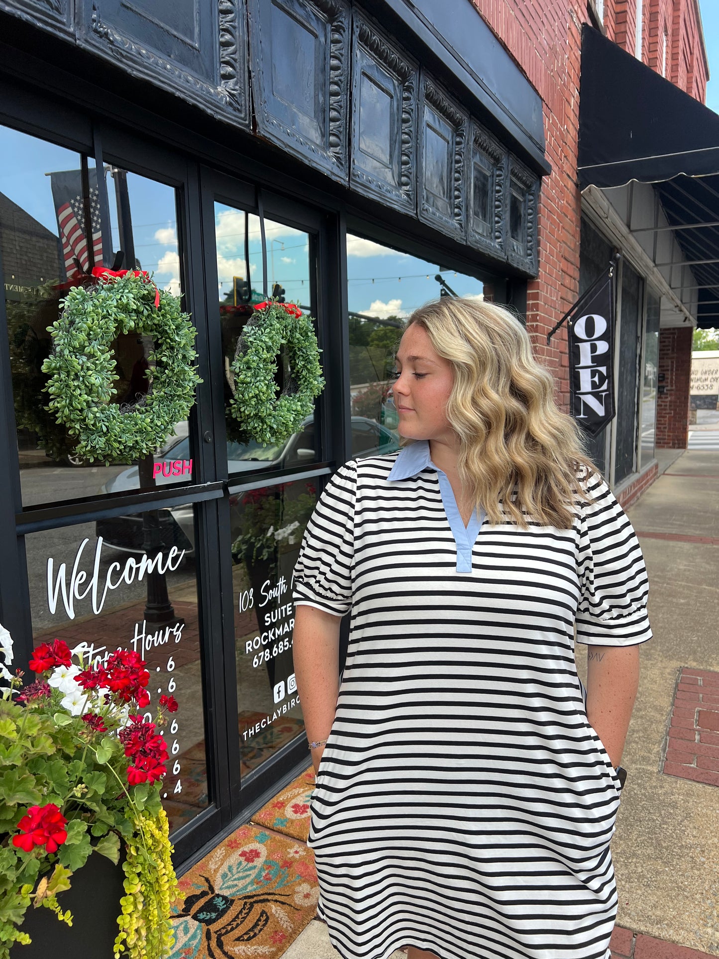 The Bold In Stripes Dress (S-XL)