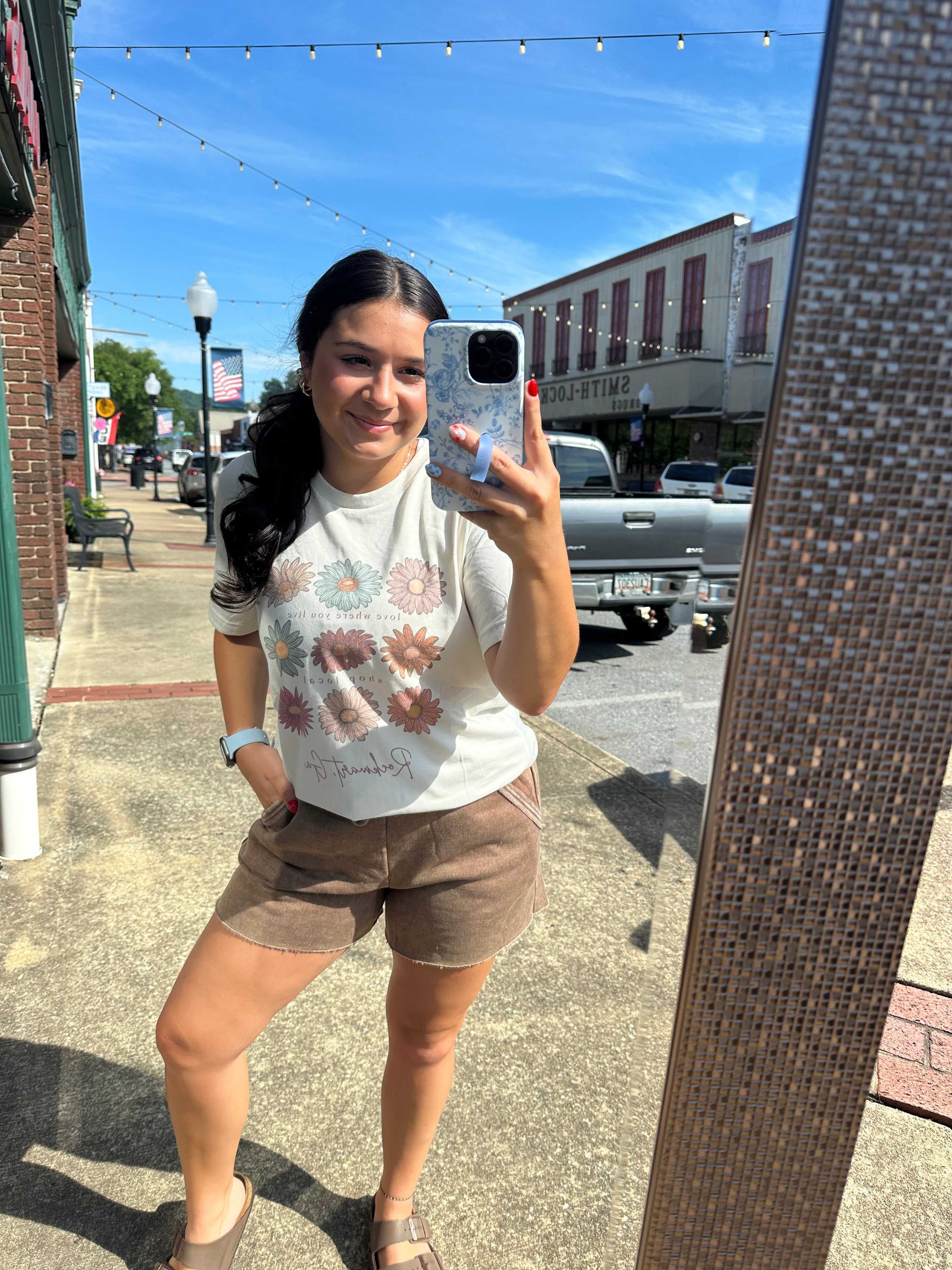 Acid Wash Drawstring Shorts  (S-L)(3 Colors)