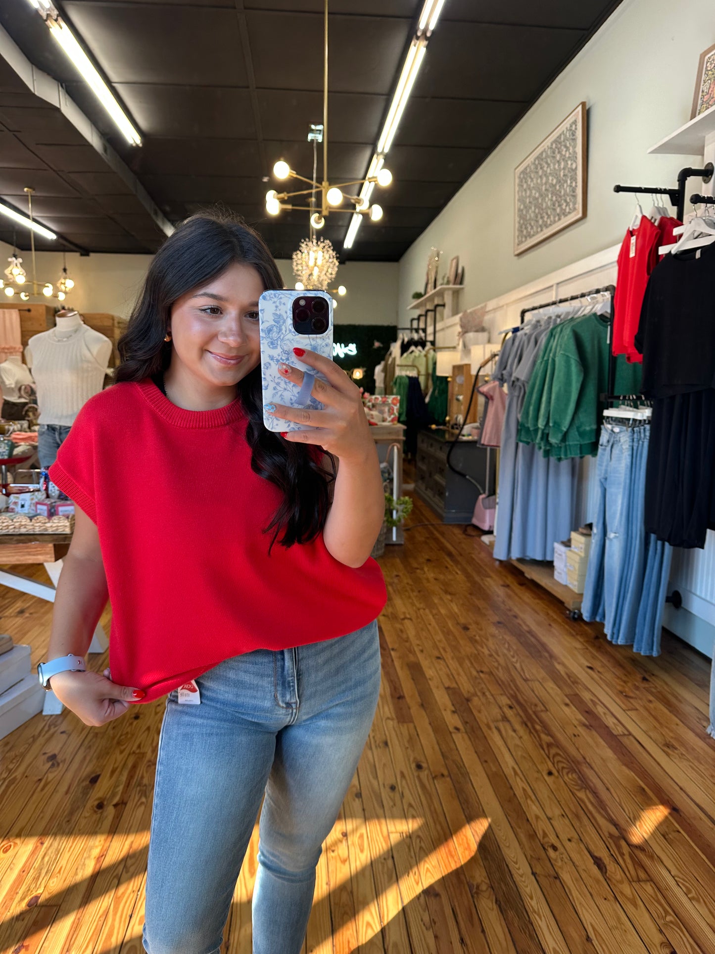 Christmas in July Sweater Top (2 Colors)(S/M or L/XL)