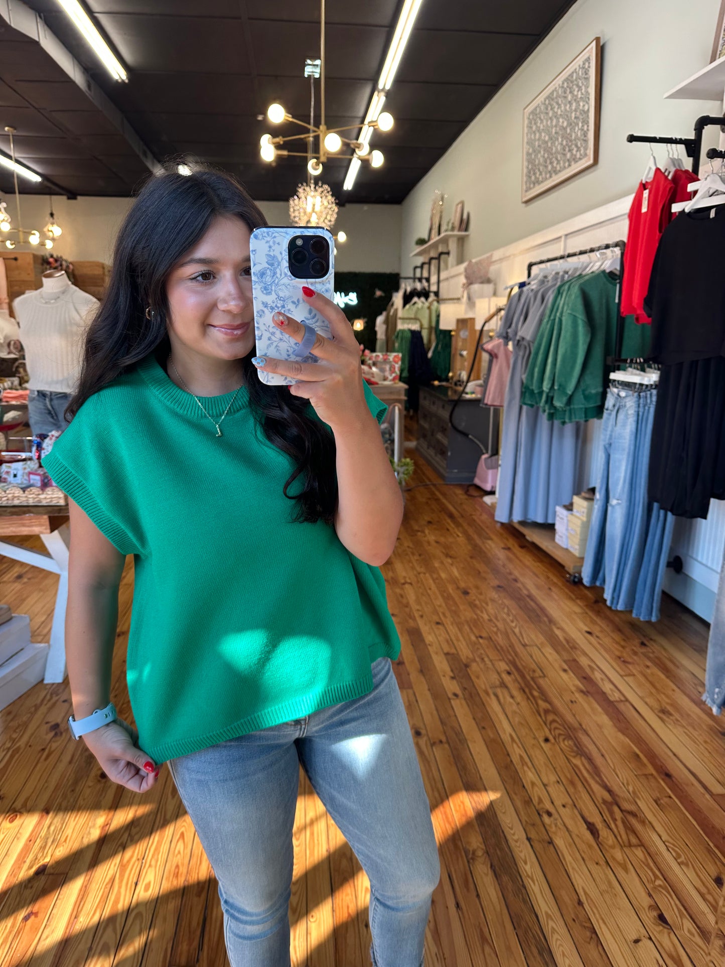 Christmas in July Sweater Top (2 Colors)(S/M or L/XL)