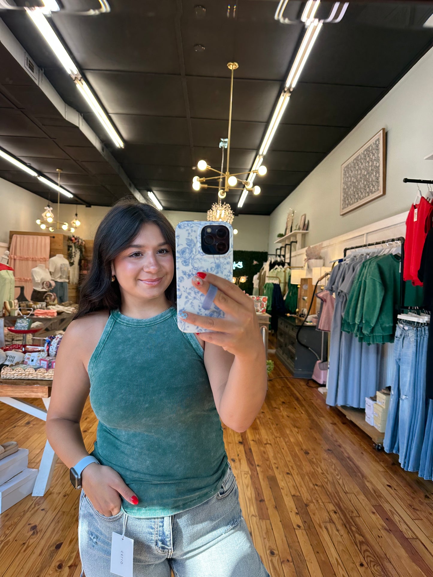 The Jacie Mineral Washed Tank (S-XL)