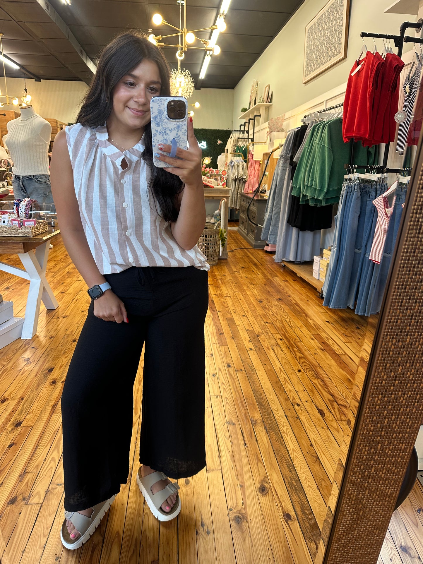 The Vanilla Stripped Top (S-XL)