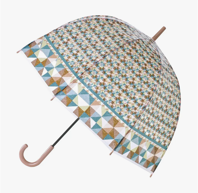 Joyful Rain Clear Umbrella (5 Design Options)