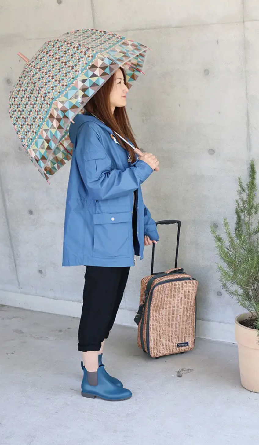 Joyful Rain Clear Umbrella (5 Design Options)